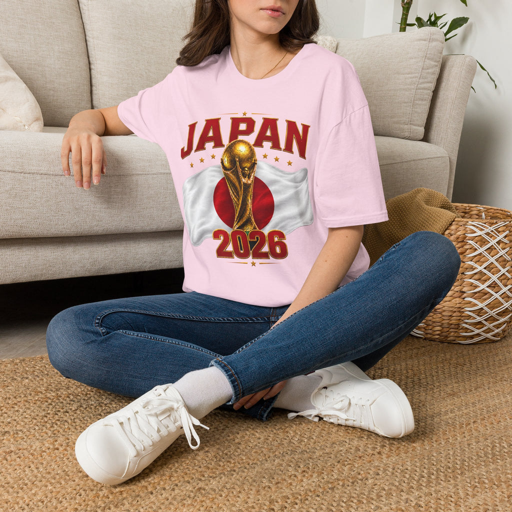 Japan 2026 World Cup T-Shirt — Golden Trophy Soccer Fan Tee