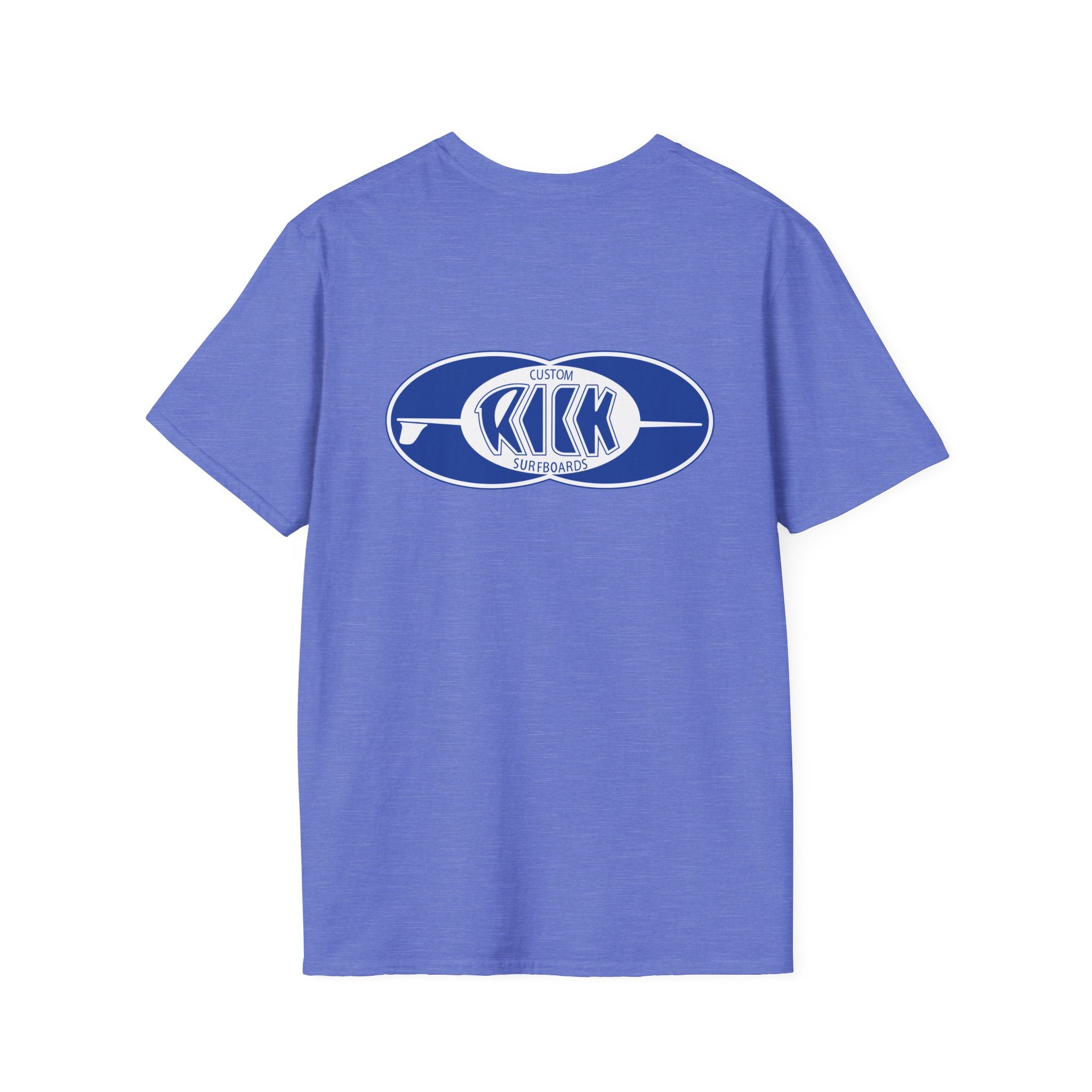 Rick Surfboards Unisex Softstyle T-Shirt Old School Hermosa Beach