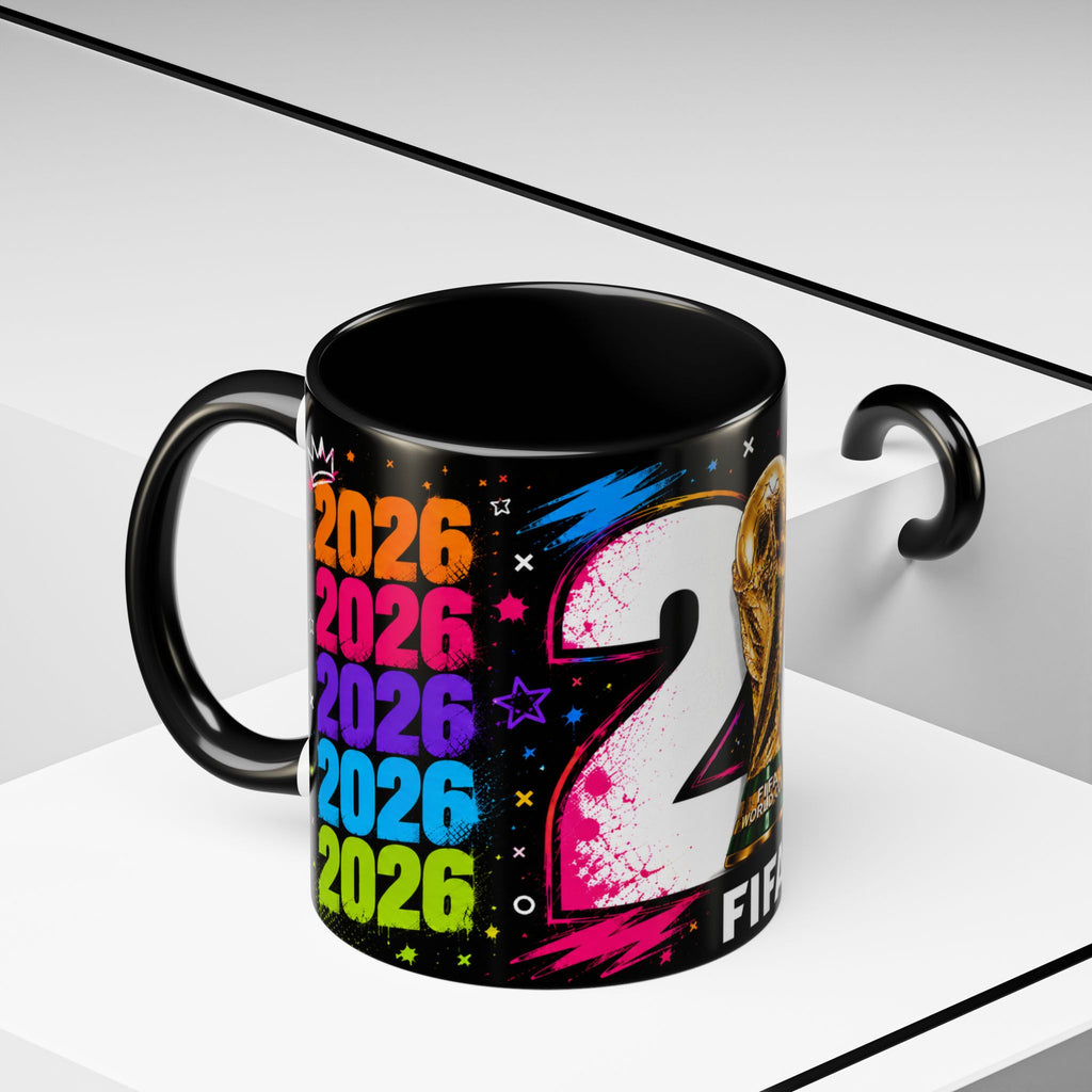 2026 FIFA World Cup Coffee Mug — Colorful Trophy Design (11/15oz)