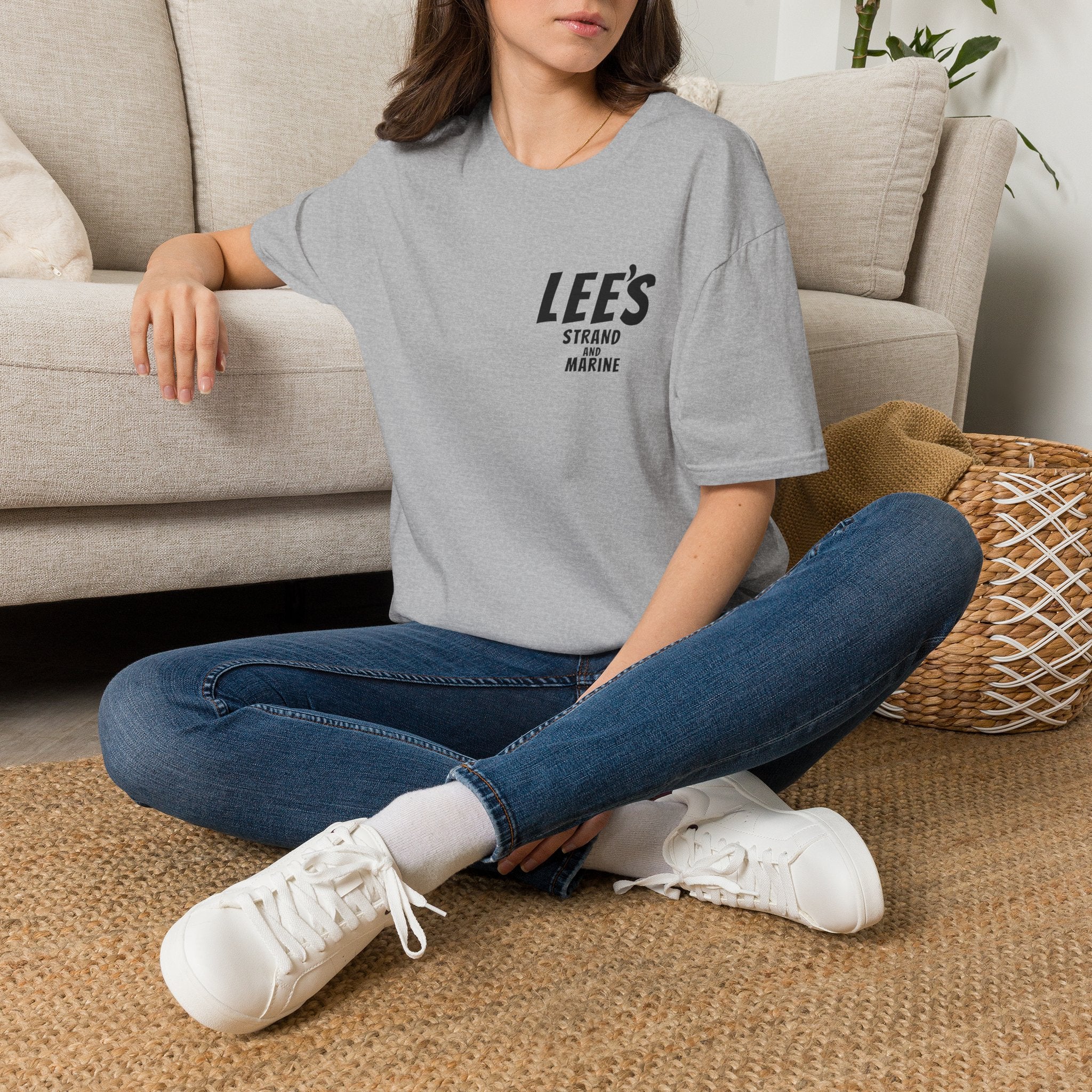 Greasy Lee's Manhattan Beach Old School T-Shirt | Marine and Strand Manhattan Beach Vintage Surf Design