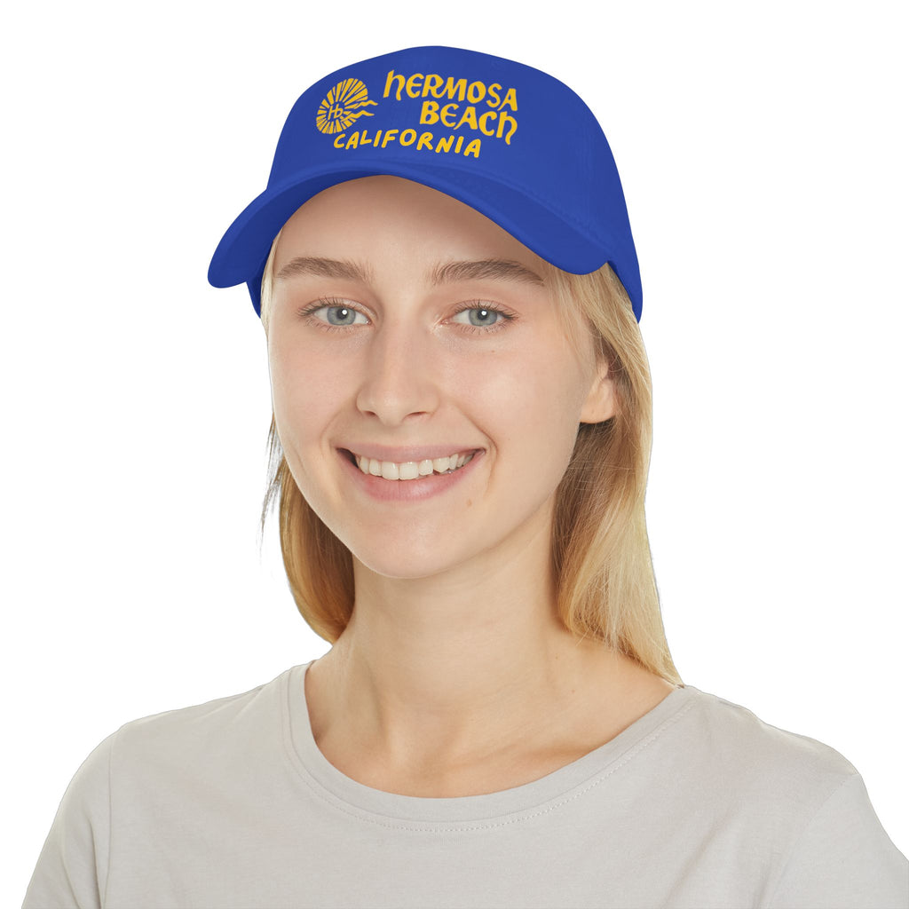 Hermosa Beach California Low Profile Baseball Cap
