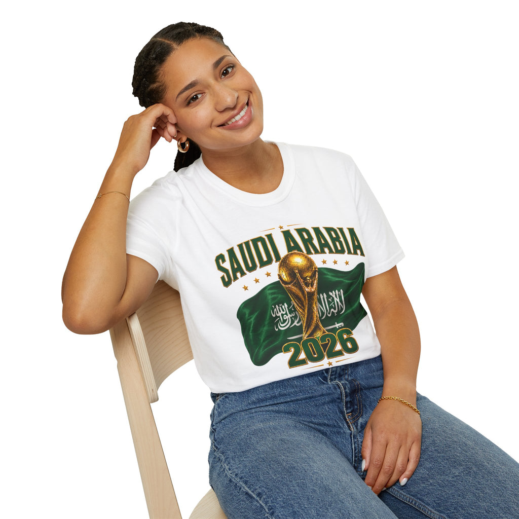 Saudi Arabia 2026 World Cup T-Shirt – Soccer Champion Trophy Design