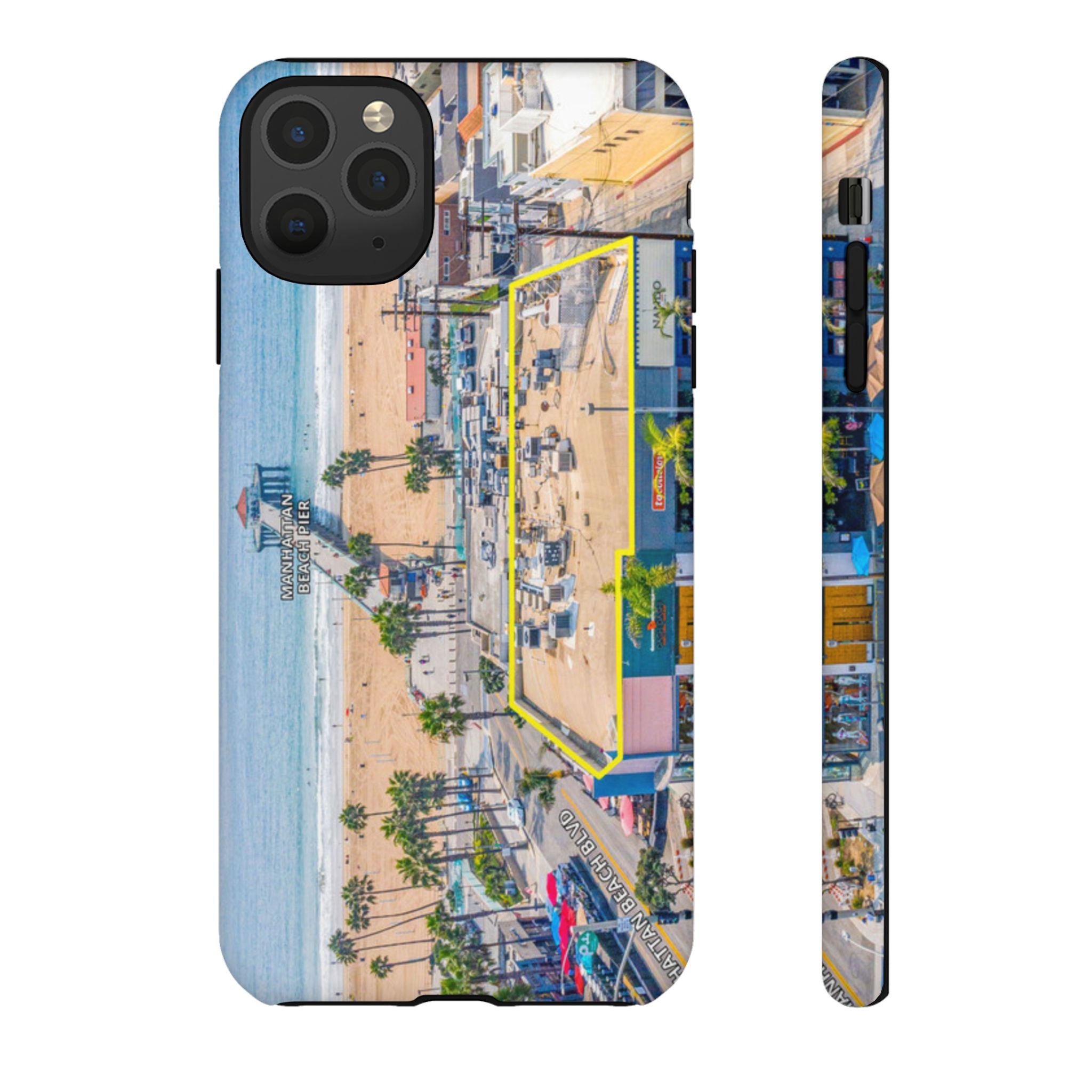 Phone Cases, Manhattan Beach California iPhone Samsung Google Tough Cases, Beach Lovers Gifts, Coastal Accessories, Ocean Phone Covers,