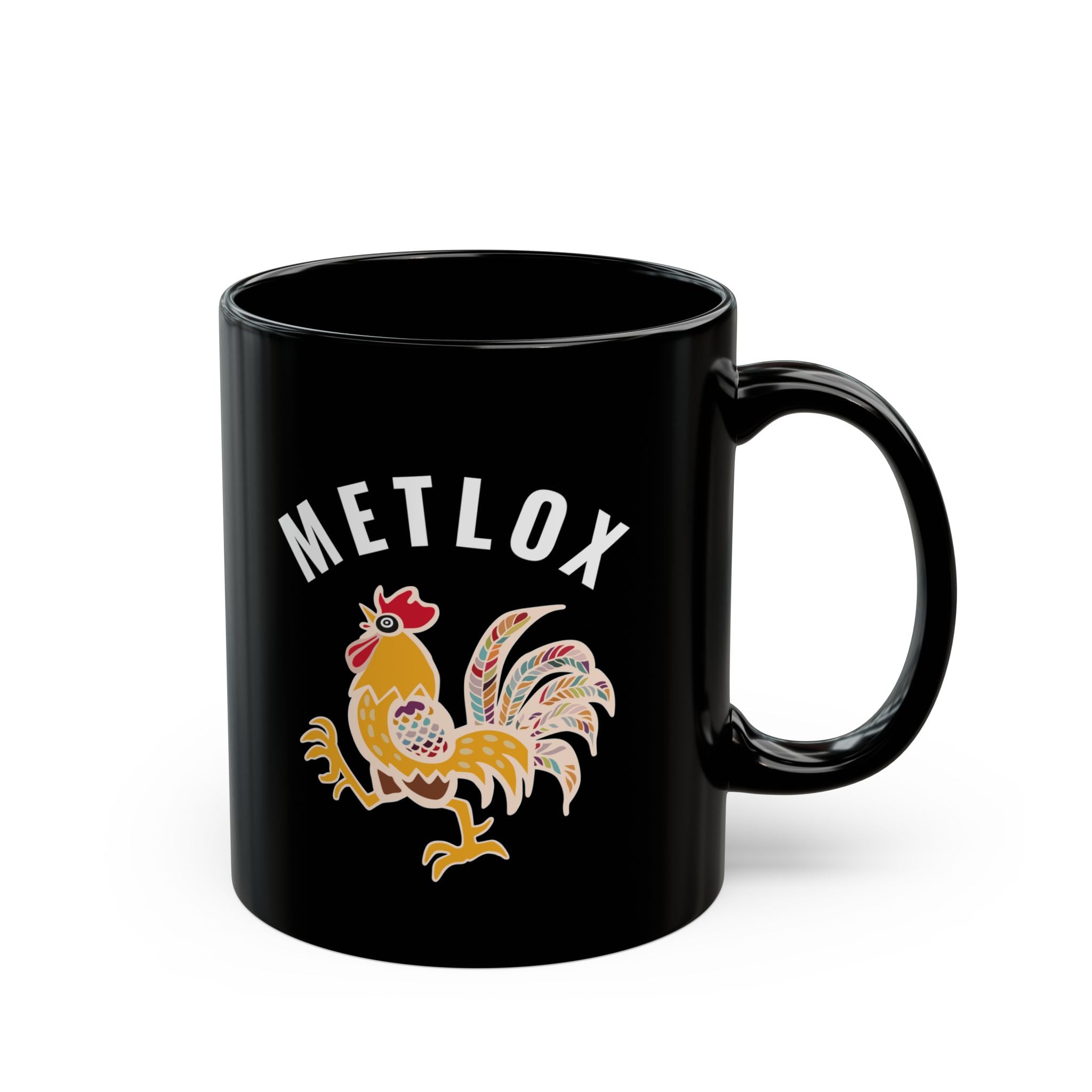 Metlox Pottery Manhattan Beach 1927 - 1989 11oz Black Mug