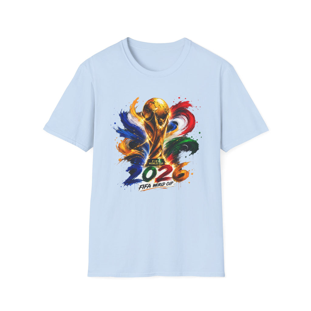 World Cup 2026 T-Shirt — Colorful FIFA Trophy Graphic