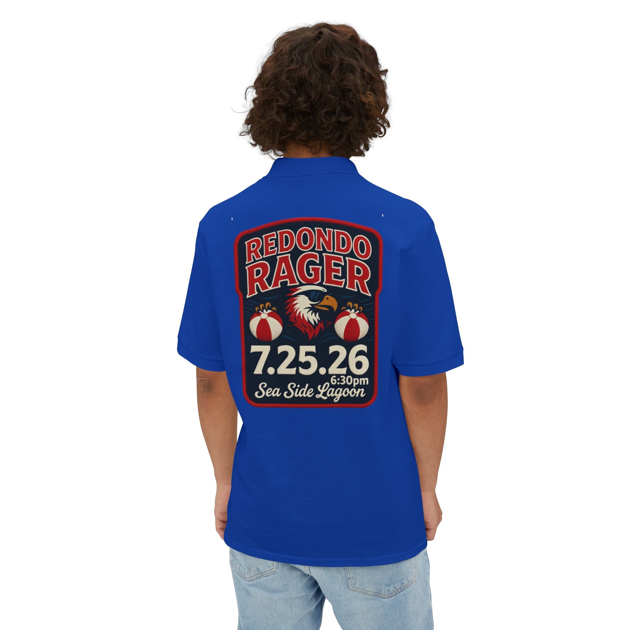Redondo Rager Polo — Event Tee Polo (7.25.26 Sea Side Lagoon) #RUHS
