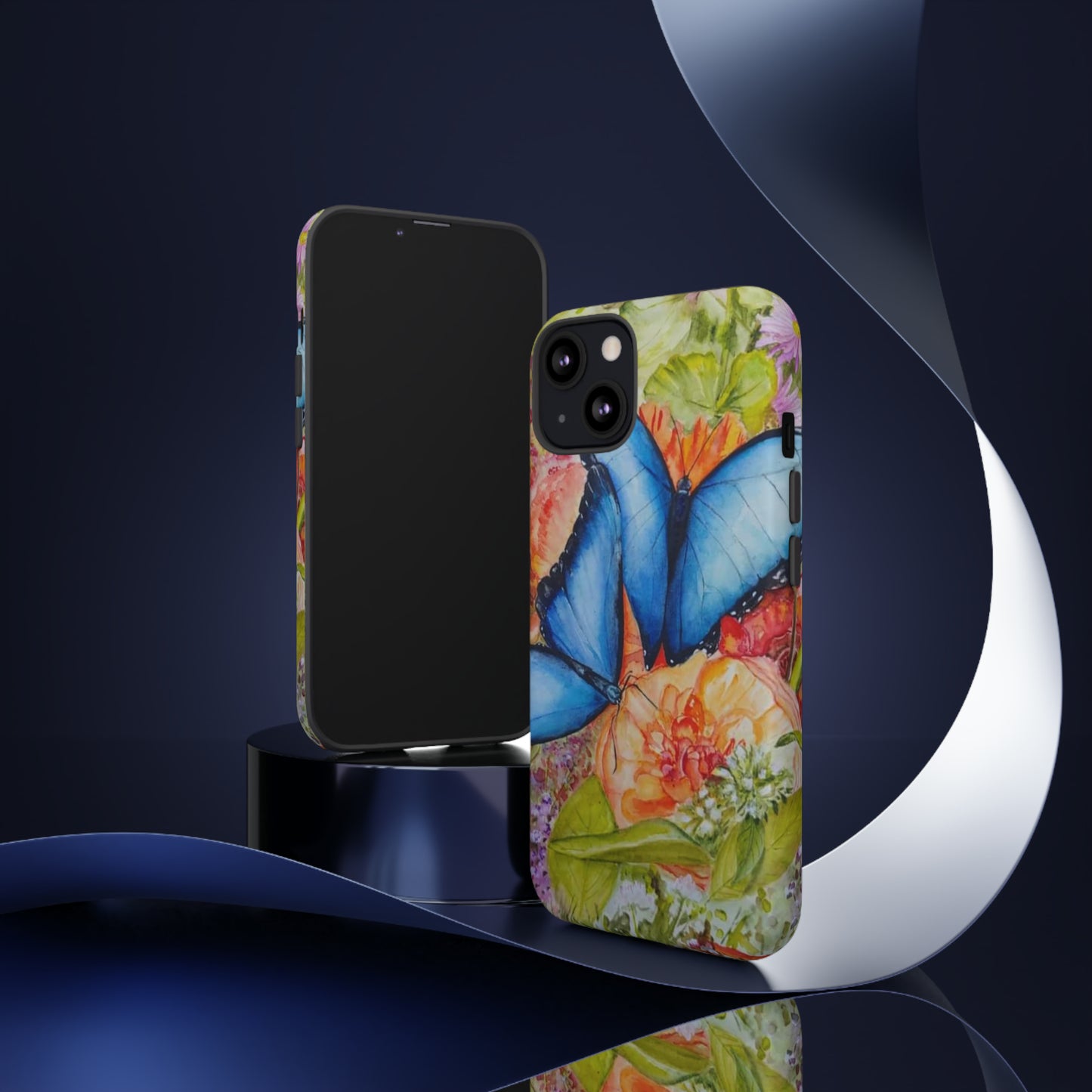 California Blue Butterfly - All IPhone and Samsung Tough Cases