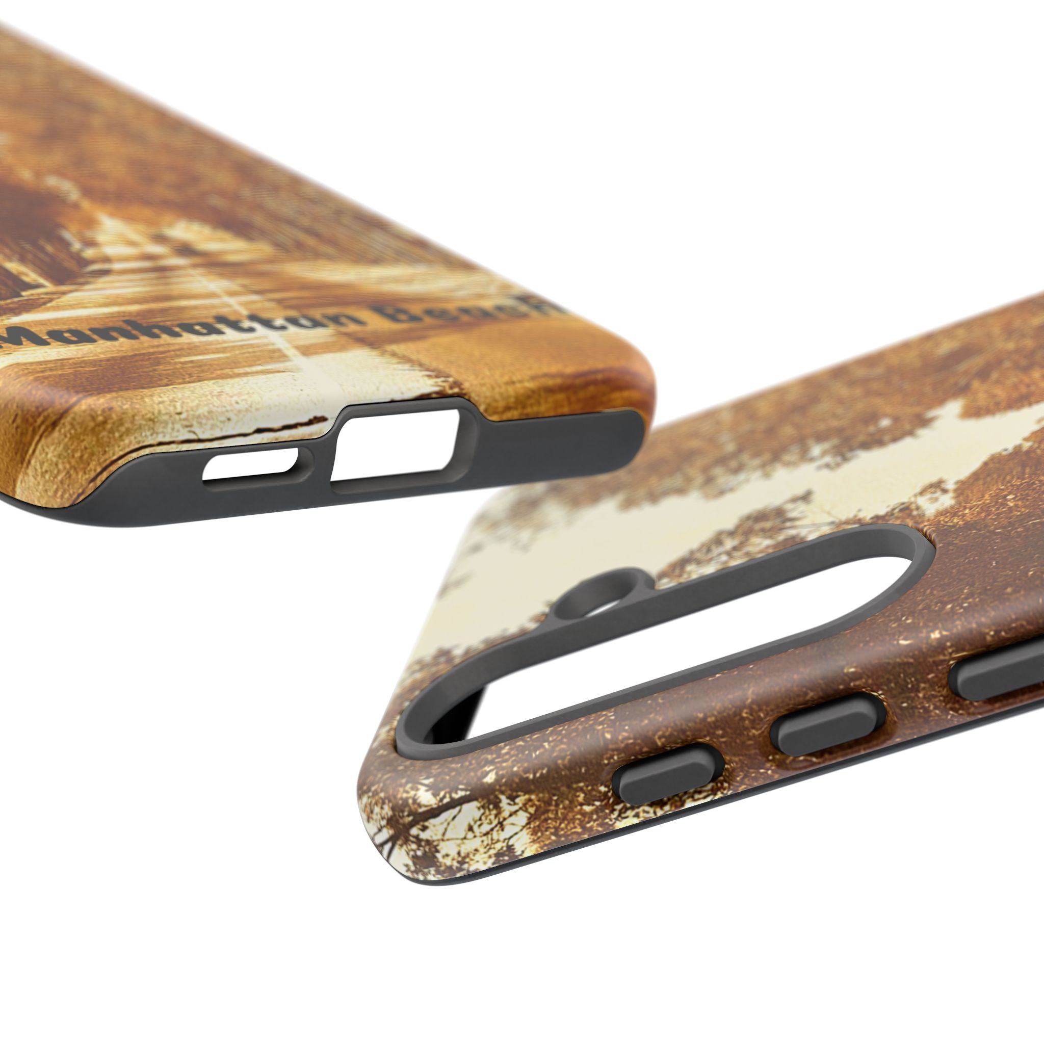 Phone Cases Manhattan Beach Rosecrans Ave Early 60's Tough Cases 90266 California, iPhone Samsung Google Pixel Protective Cover, Vintage