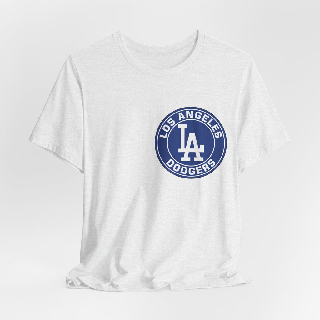 Los Angeles Doyers (Front and Back Printing) Mens Womans Jersey Short Sleeve Tee