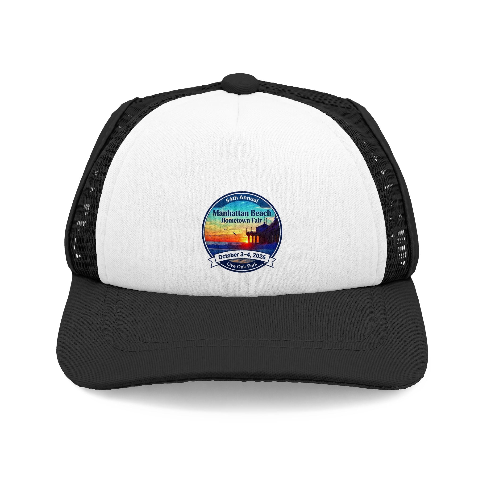 Trucker Hat - Retro Sunset Dog Logo Foam Cap