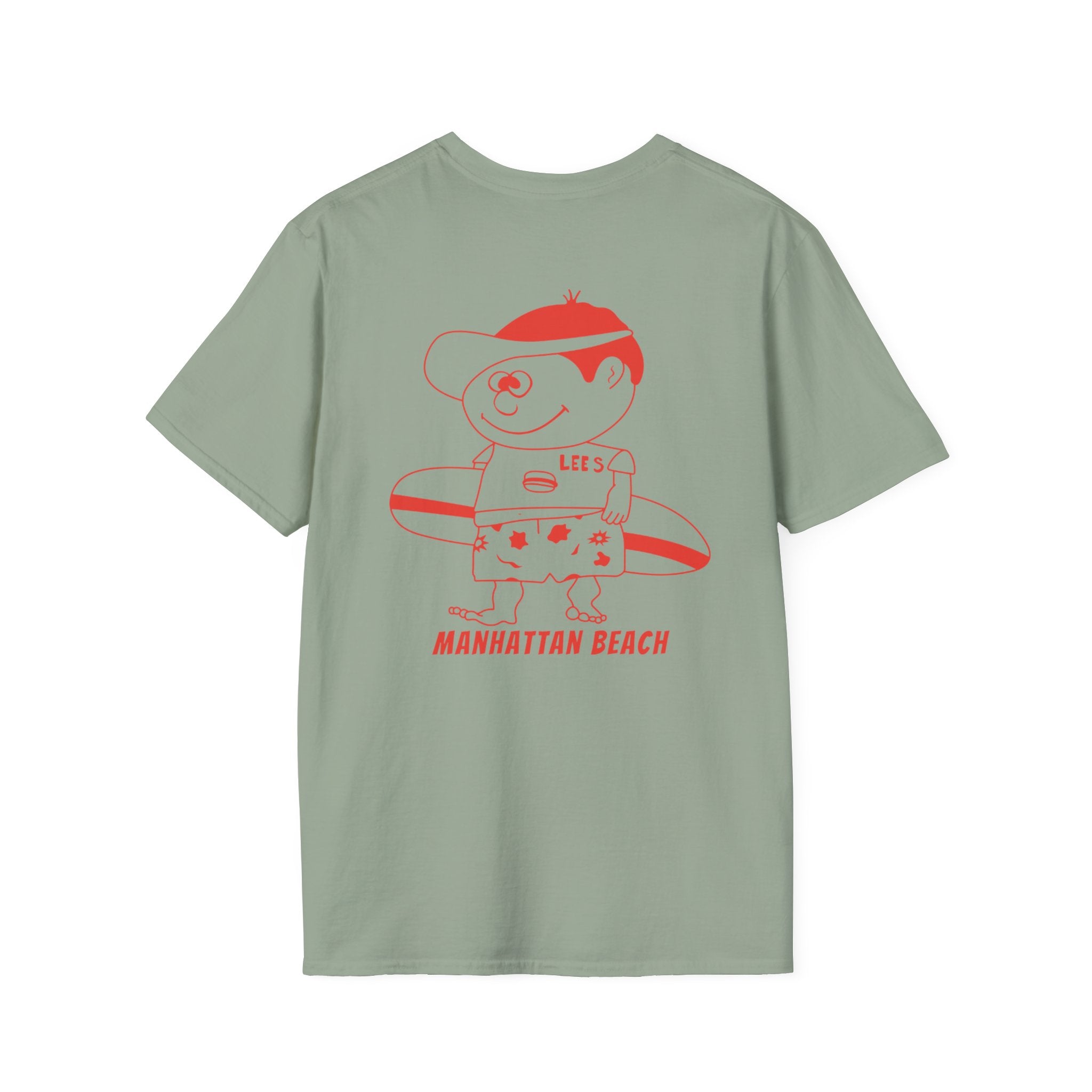 Greasy Lee's  Strand and Marine Old School T-Shirt | Manhattan Beach vintage surfer logo