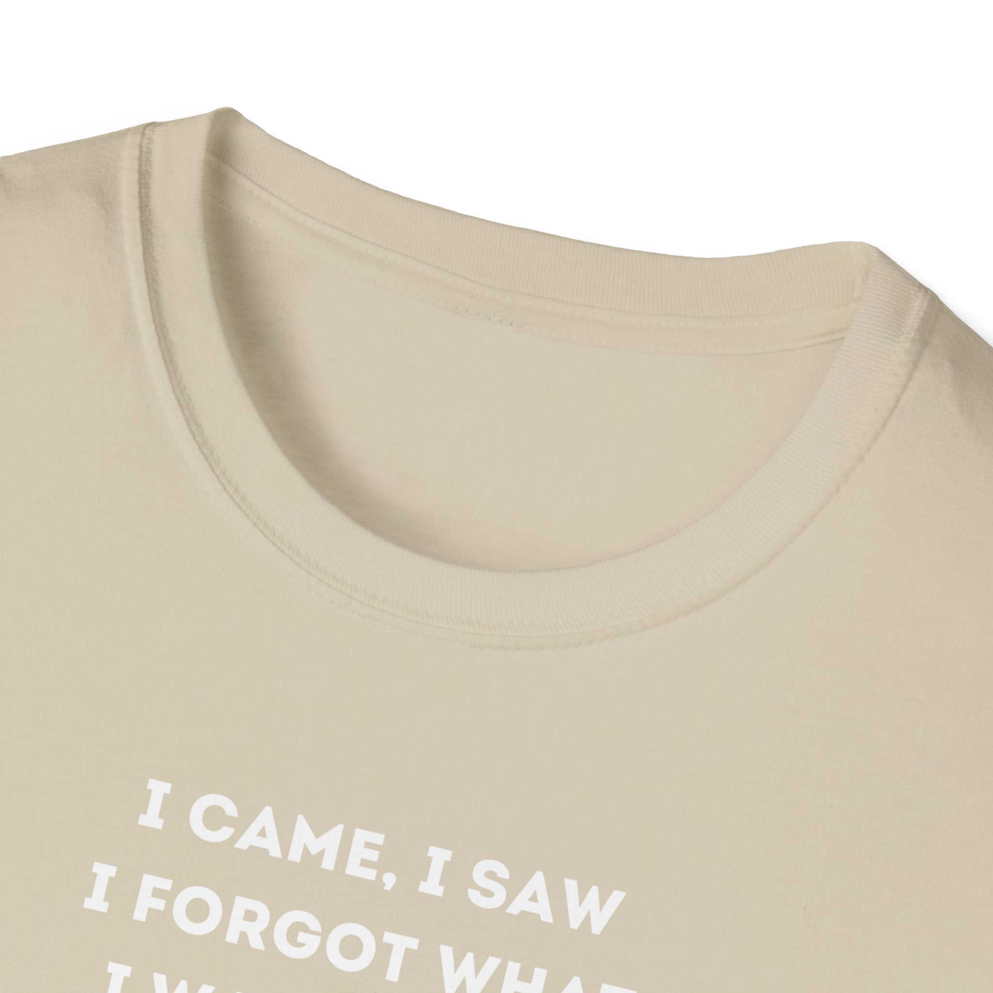 Funny Forgetful Grandpa Quote T-Shirt | I Got to Pee Coffee Cute Cartoon, Humorous Text Tee