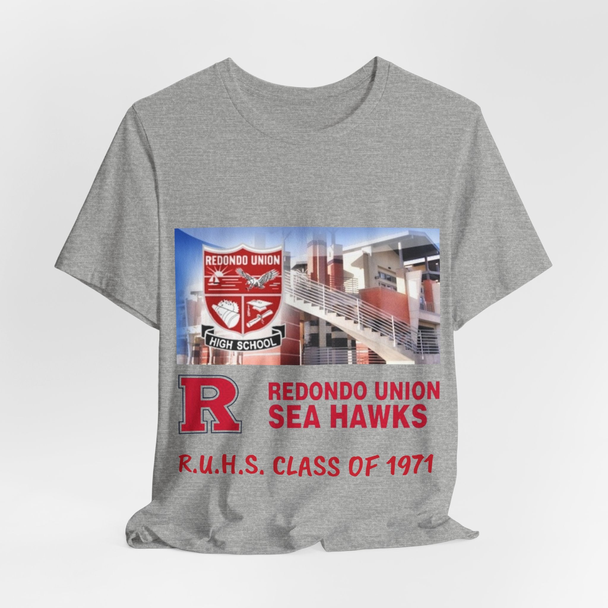 Redondo Union High School Class of 1971 - Unisex Jersey Short Sleeve Tee