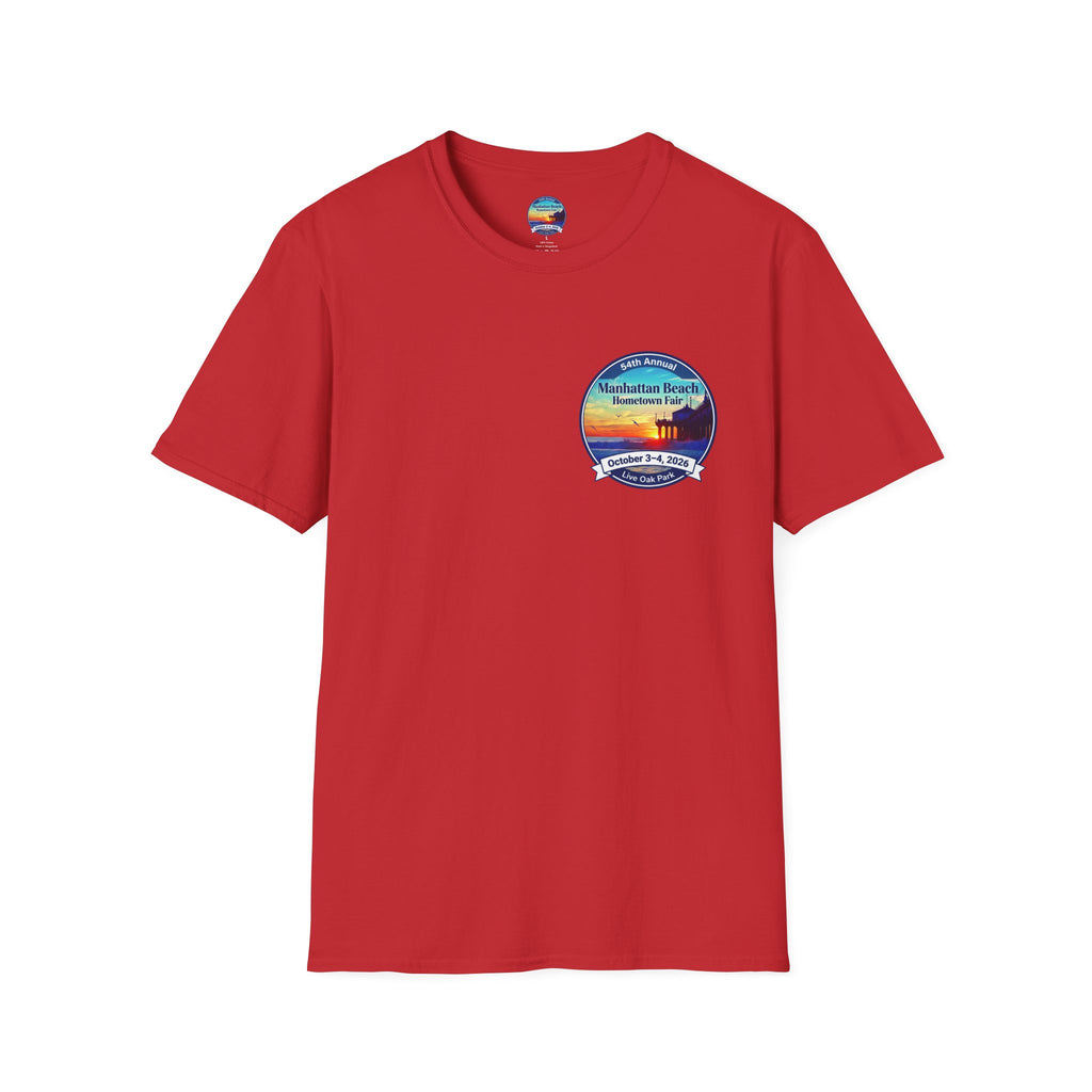 Manhattan Beach Hometown Fair T-Shirt — 54th Annual Sunset Surf Logo (Oct 3-4, 2026)