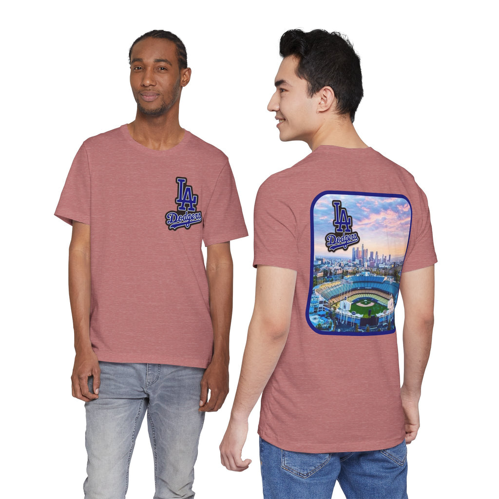 Los Angeles (Front and Back Printing) Mens Womans Jersey Short Sleeve Tee