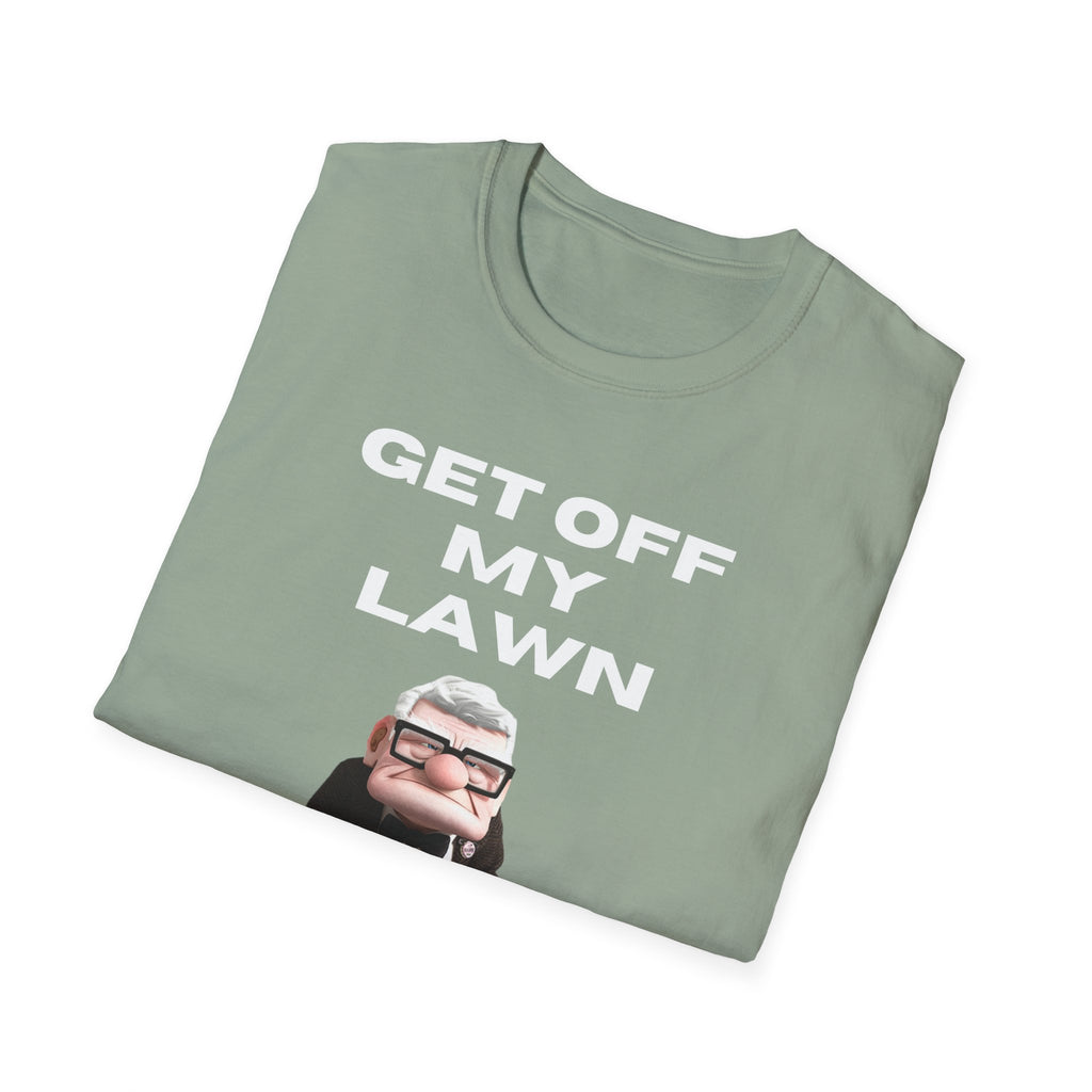 GET OFF My Lawn mens womans Softstyle T-Shirt