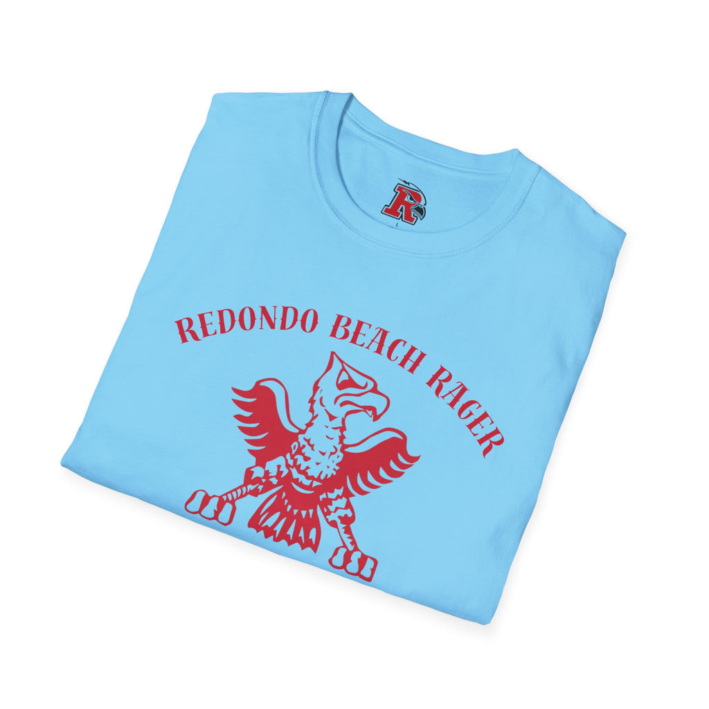 Redondo Beach Rager T-Shirt — Vintage School Spirit Graphic Tee - First Annual All Class Reunion 7-25-26 at Seaside Lagoon Redondo Beach