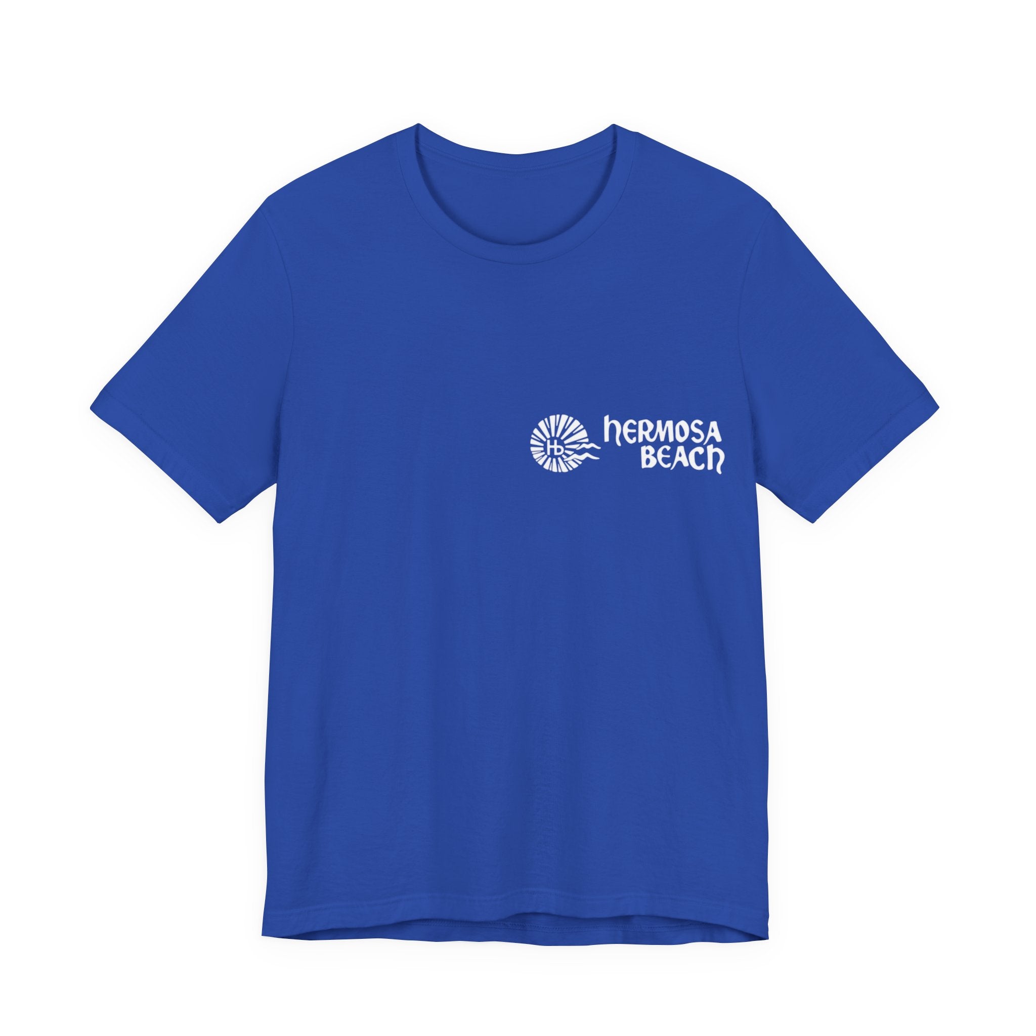 Hermosa Beach Tee — Colorful Front/Back Print Jersey T-Shirt