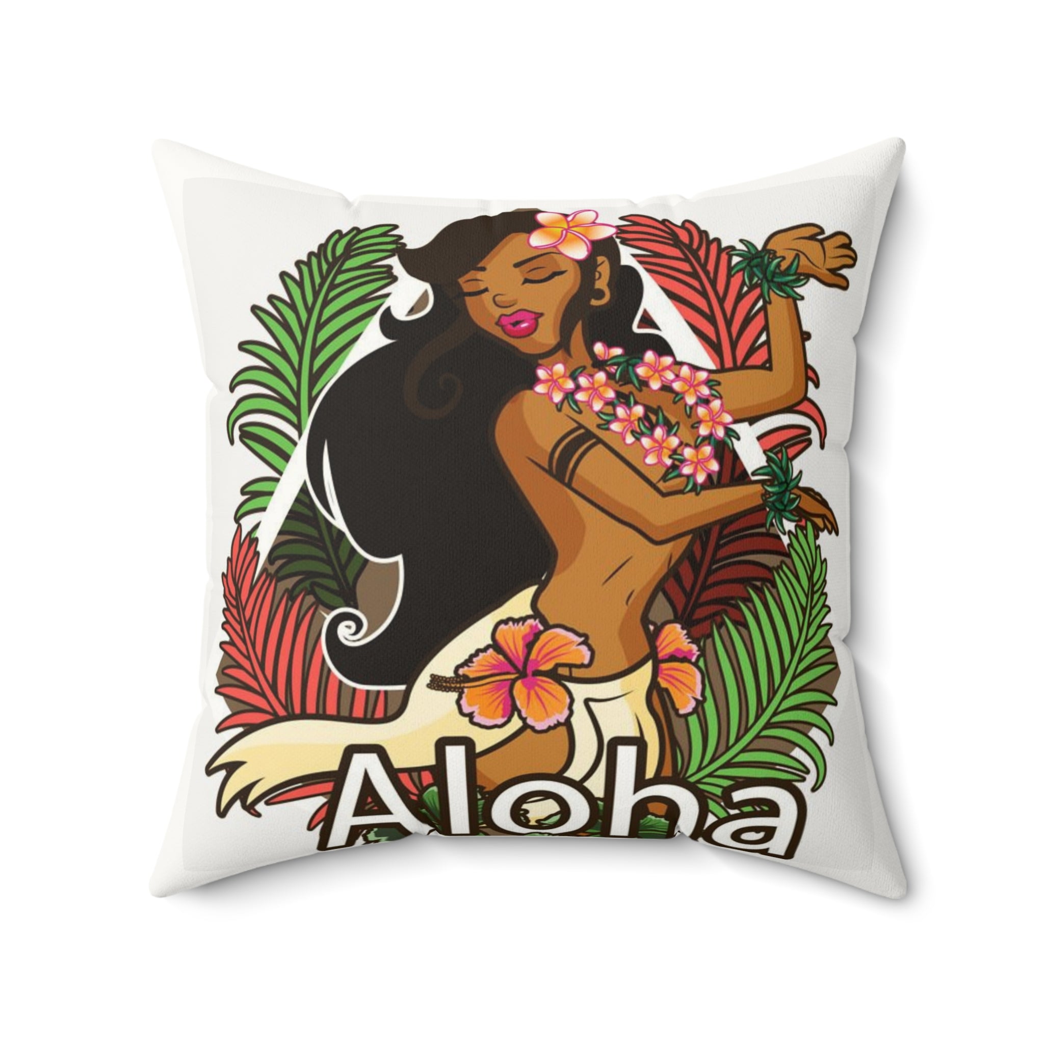 MAUI HAWAII  Fun Pillow - Faux Suede Square Pillow