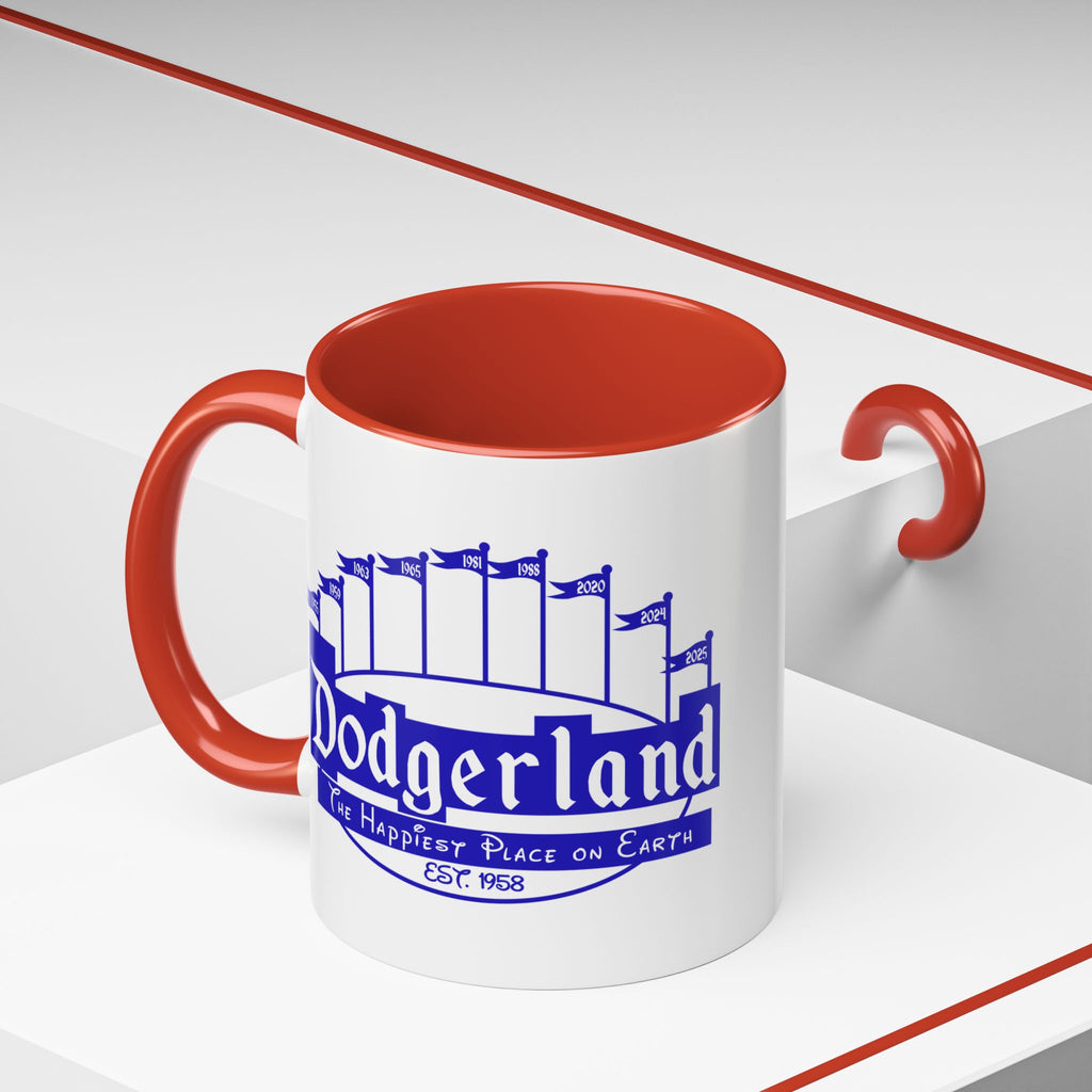 DodgerLAnd Logo Mug | Accent Coffee Mug 11oz or 15oz