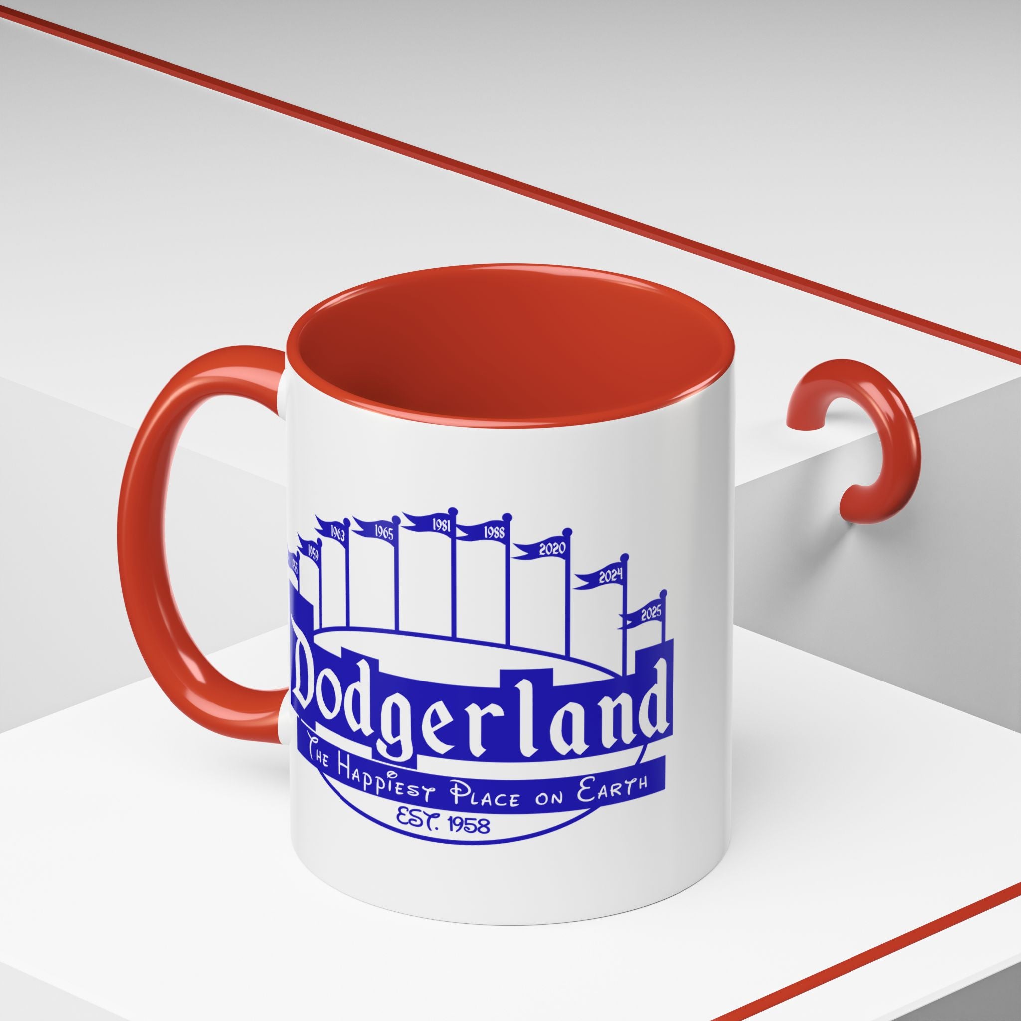 DodgerLAnd Logo Mug | Accent Coffee Mug 11oz or 15oz
