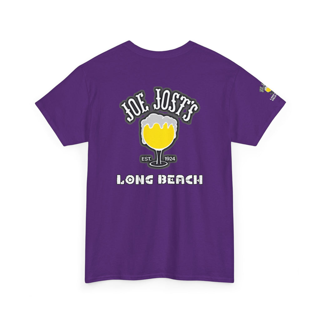 Joe Josts Long Beach California Men's and Woman's Heavy Cotton Tee - Printed 4 Areas