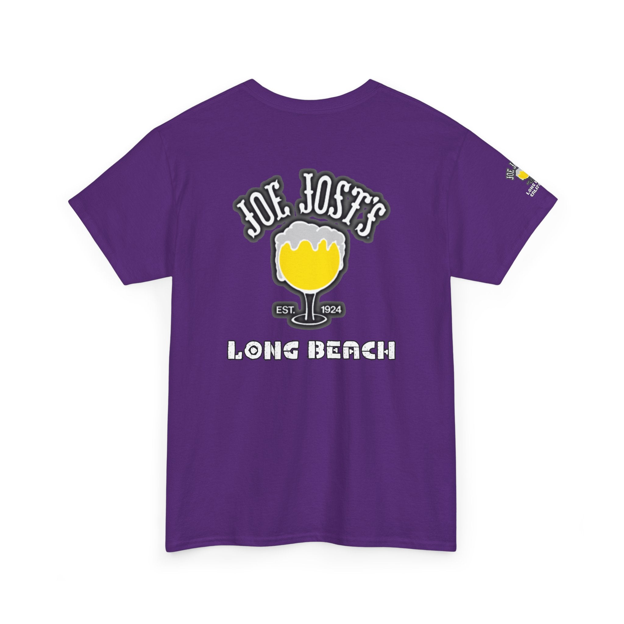 Joe Josts Long Beach California Men's and Woman's Heavy Cotton Tee - Printed 4 Areas