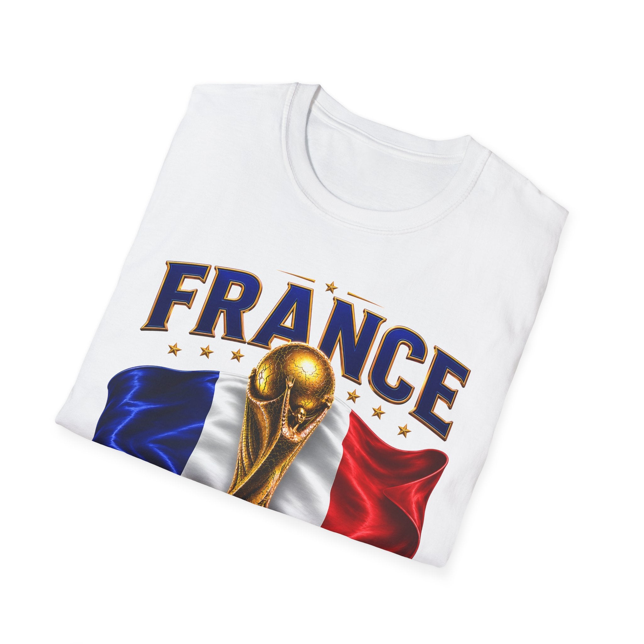 France World Cup 2026 T-Shirt — French Flag & Trophy Soccer Tee
