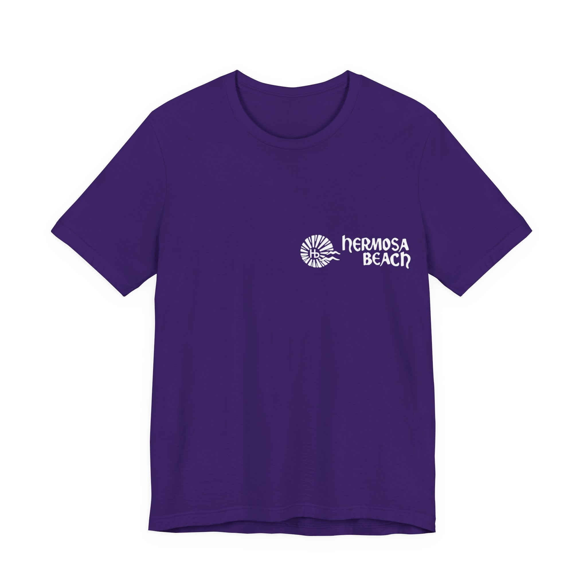 Hermosa Beach Tee — Colorful Front/Back Print Jersey T-Shirt