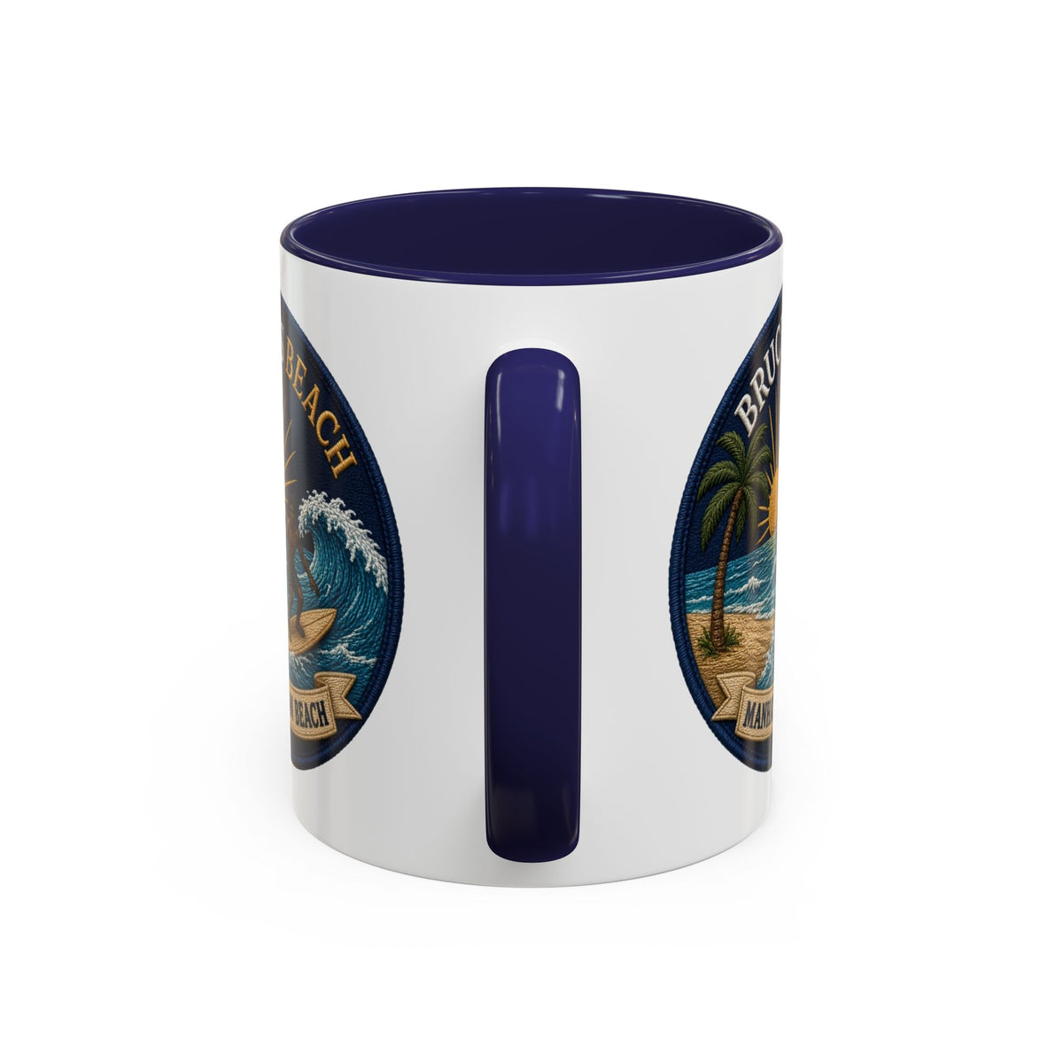 Bruce's Beach Manhattan Beach Surf Mug – Accent Coffee Cup (11/15oz)