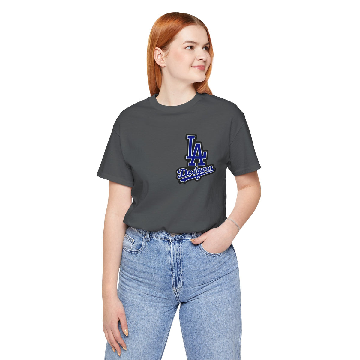 Los Angeles (Front and Back Printing) Mens Womans Jersey Short Sleeve Tee