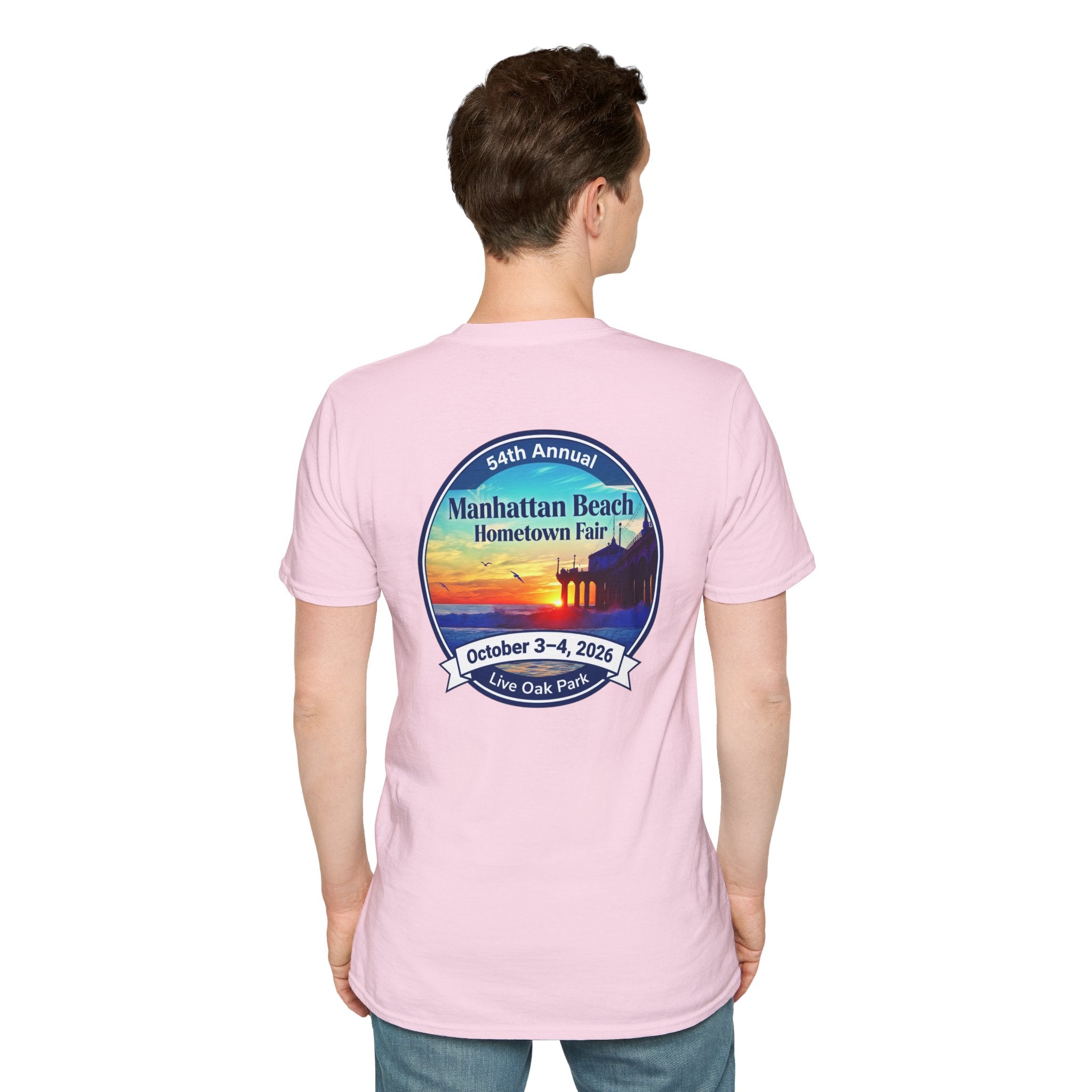 Manhattan Beach Hometown Fair T-Shirt — 54th Annual Sunset Surf Logo (Oct 3-4, 2026)
