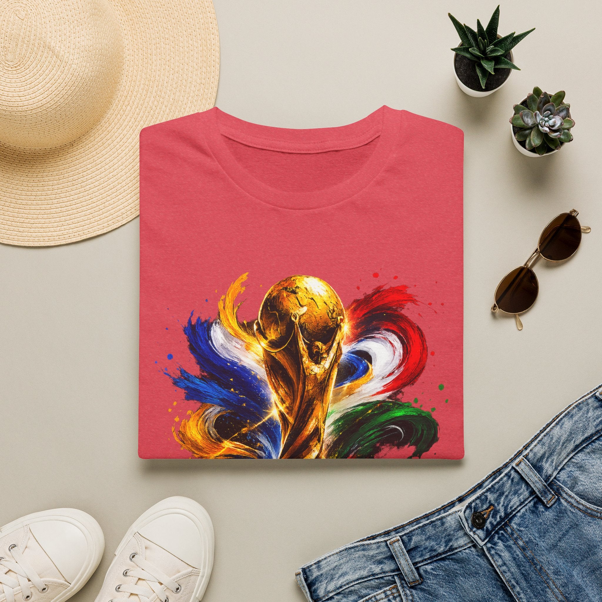 World Cup 2026 T-Shirt — Colorful FIFA Trophy Graphic