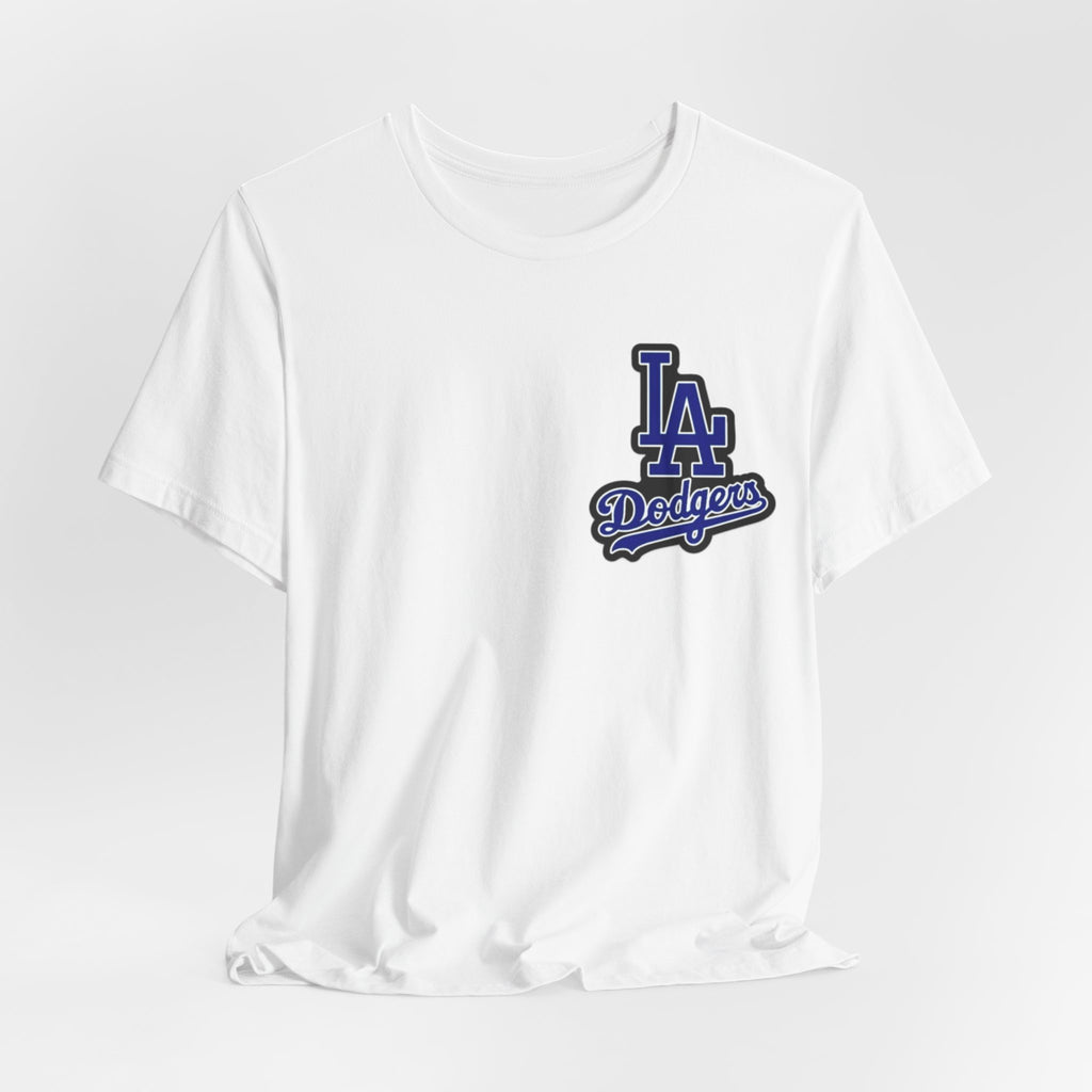 Los Angeles (Front and Back Printing) Mens Womans Jersey Short Sleeve Tee