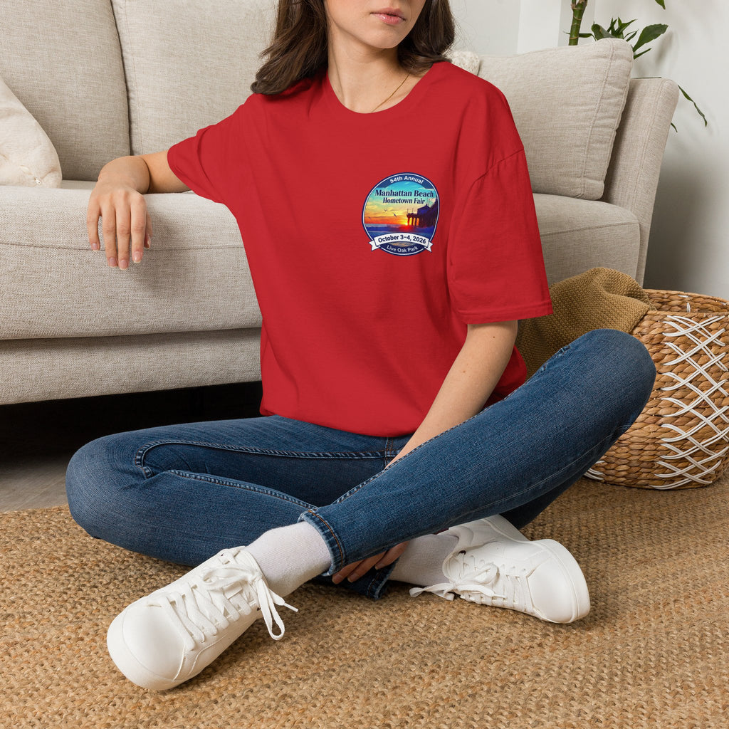 Manhattan Beach Hometown Fair T-Shirt — 54th Annual Sunset Surf Logo (Oct 3-4, 2026)