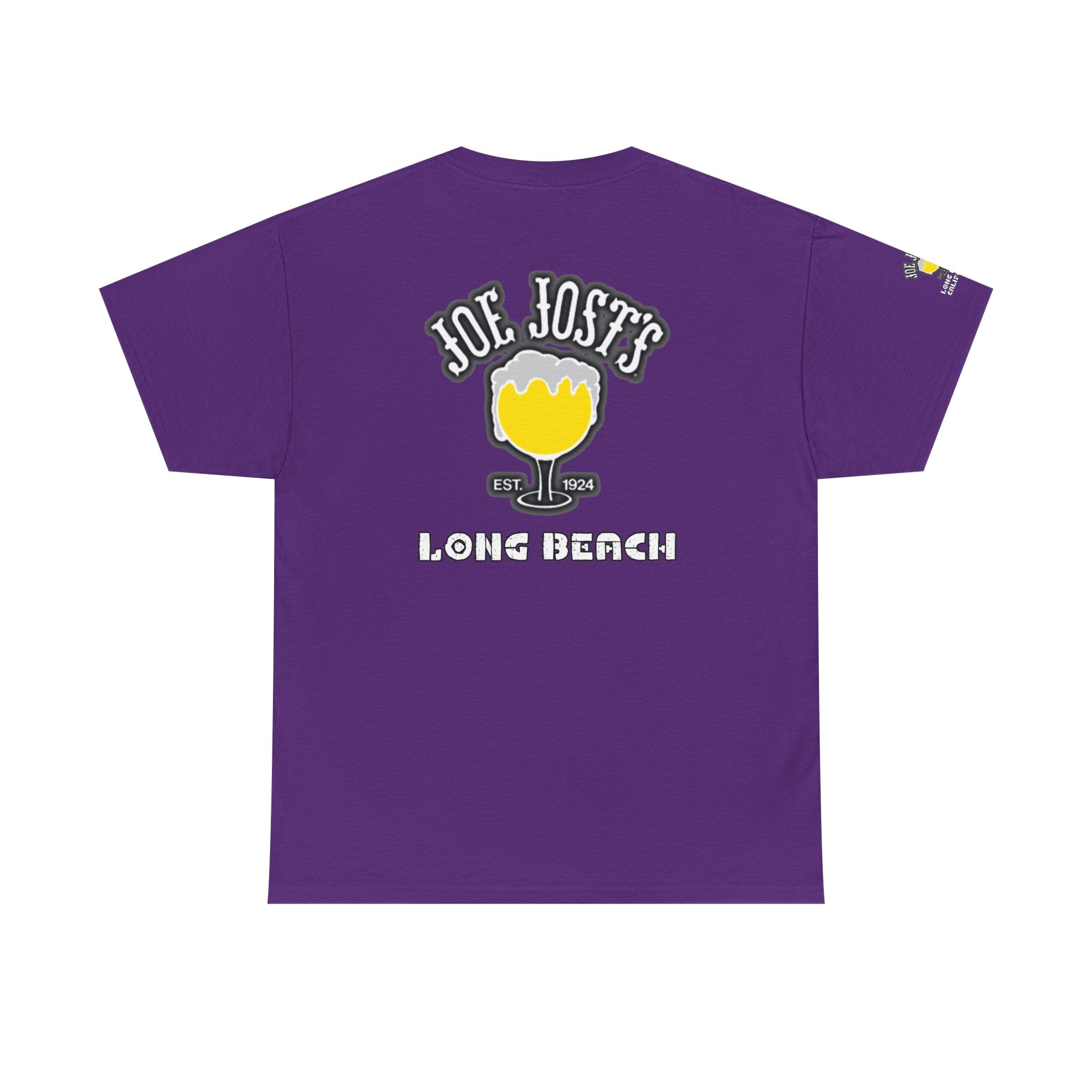 Joe Josts Long Beach California Men's and Woman's Heavy Cotton Tee - Printed 4 Areas