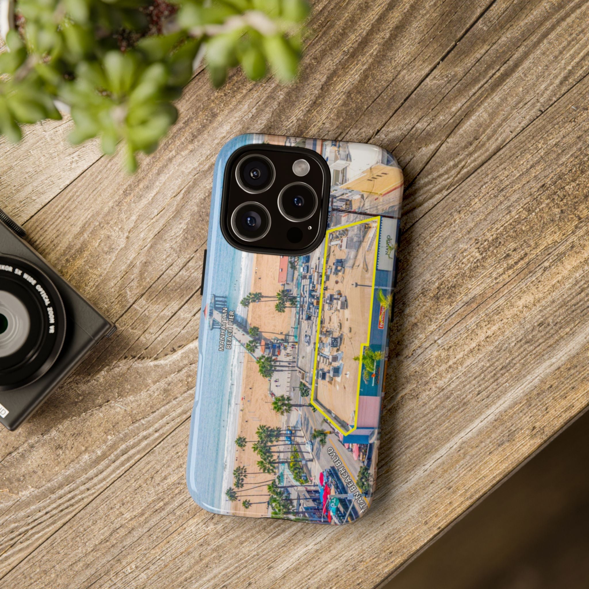 Phone Cases, Manhattan Beach California iPhone Samsung Google Tough Cases, Beach Lovers Gifts, Coastal Accessories, Ocean Phone Covers,