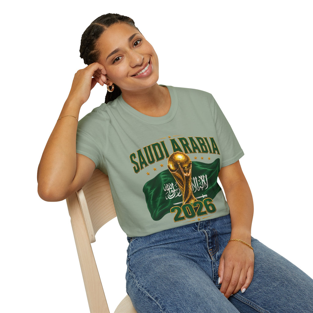 Saudi Arabia 2026 World Cup T-Shirt – Soccer Champion Trophy Design