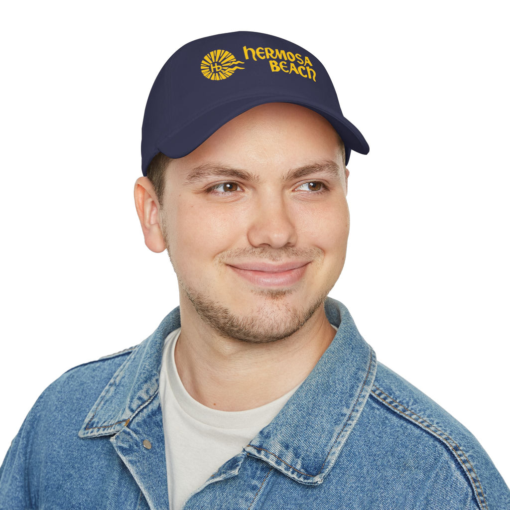 Hermosa Beach California / Low Profile Baseball Cap