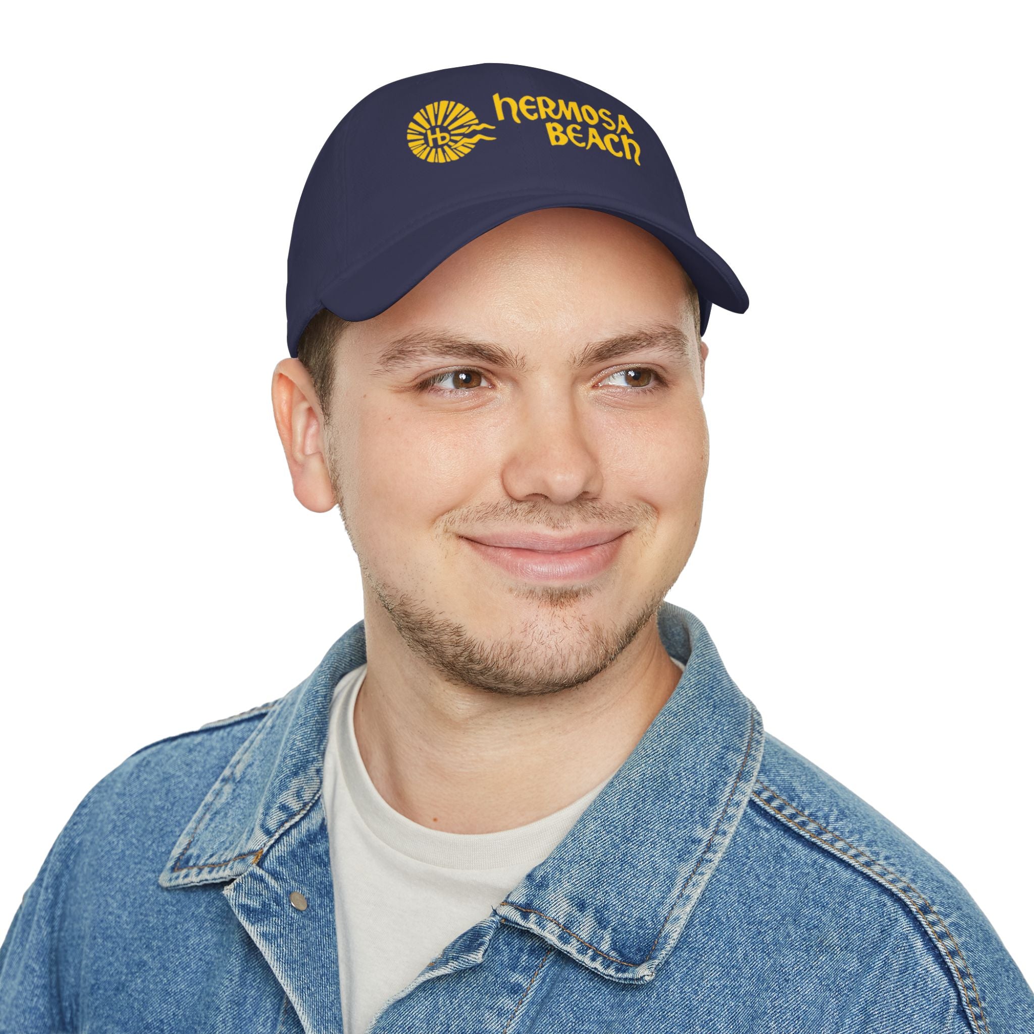 Hermosa Beach California / Low Profile Baseball Cap