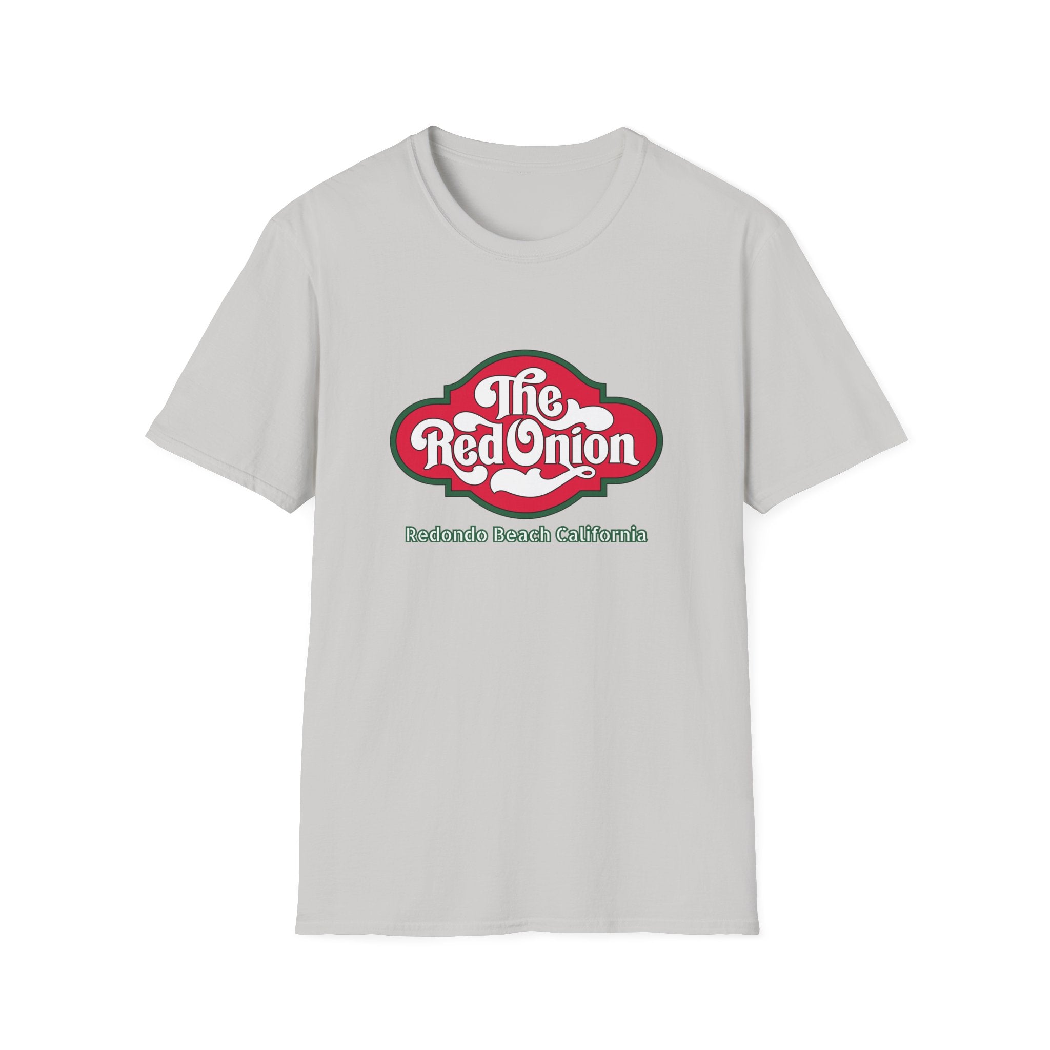 Red Onion Redondo Beach California  Restaurant  Retro Tee, Soft Cotton Shirt, Casual Vintage T-Shirt #OldSouthBay.com