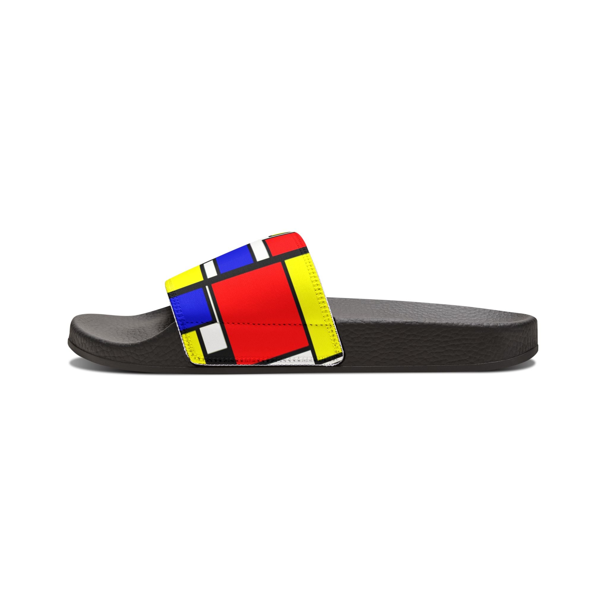 IYKYK Primary Colors Geometric Blocks  Sandals | Slide