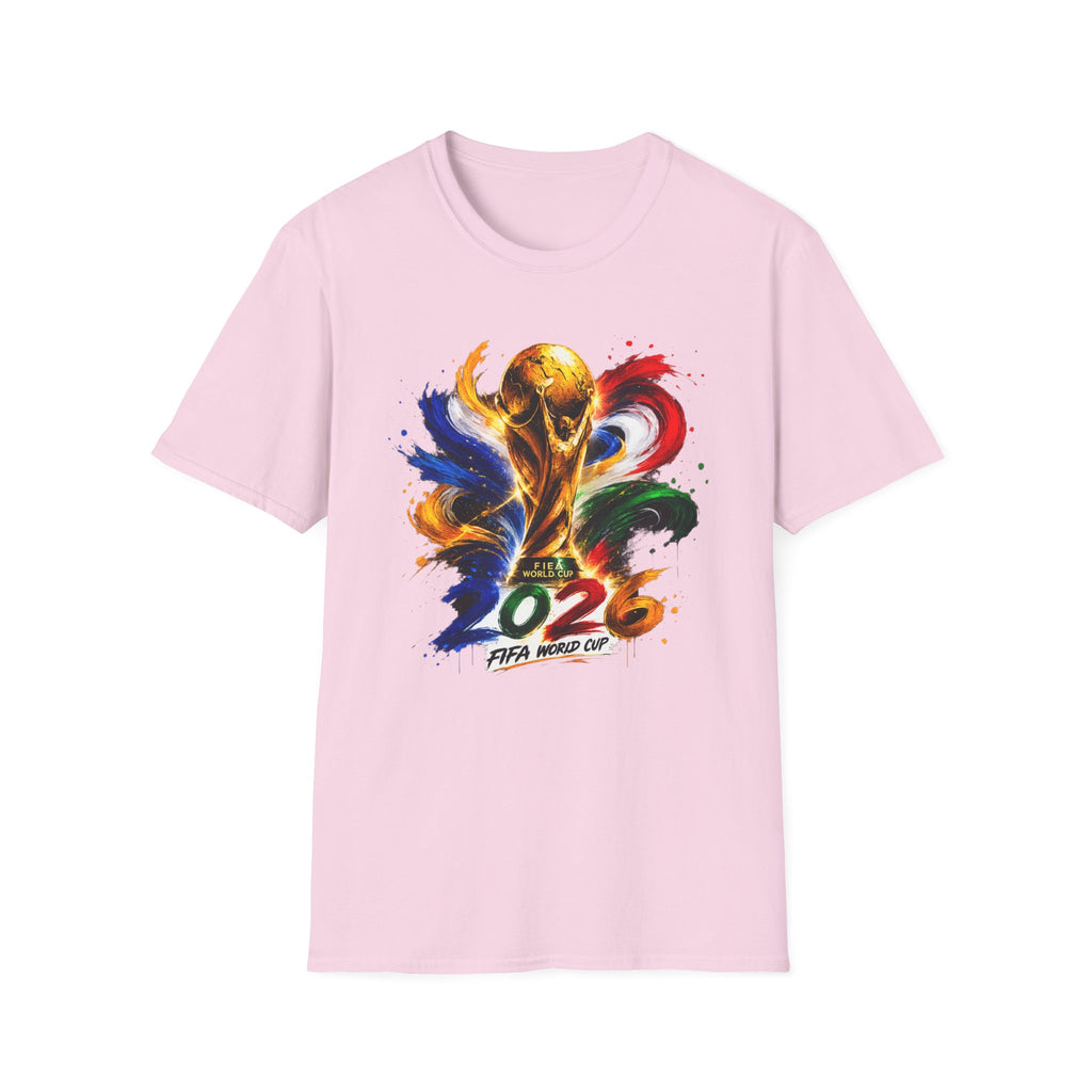 World Cup 2026 T-Shirt — Colorful FIFA Trophy Graphic