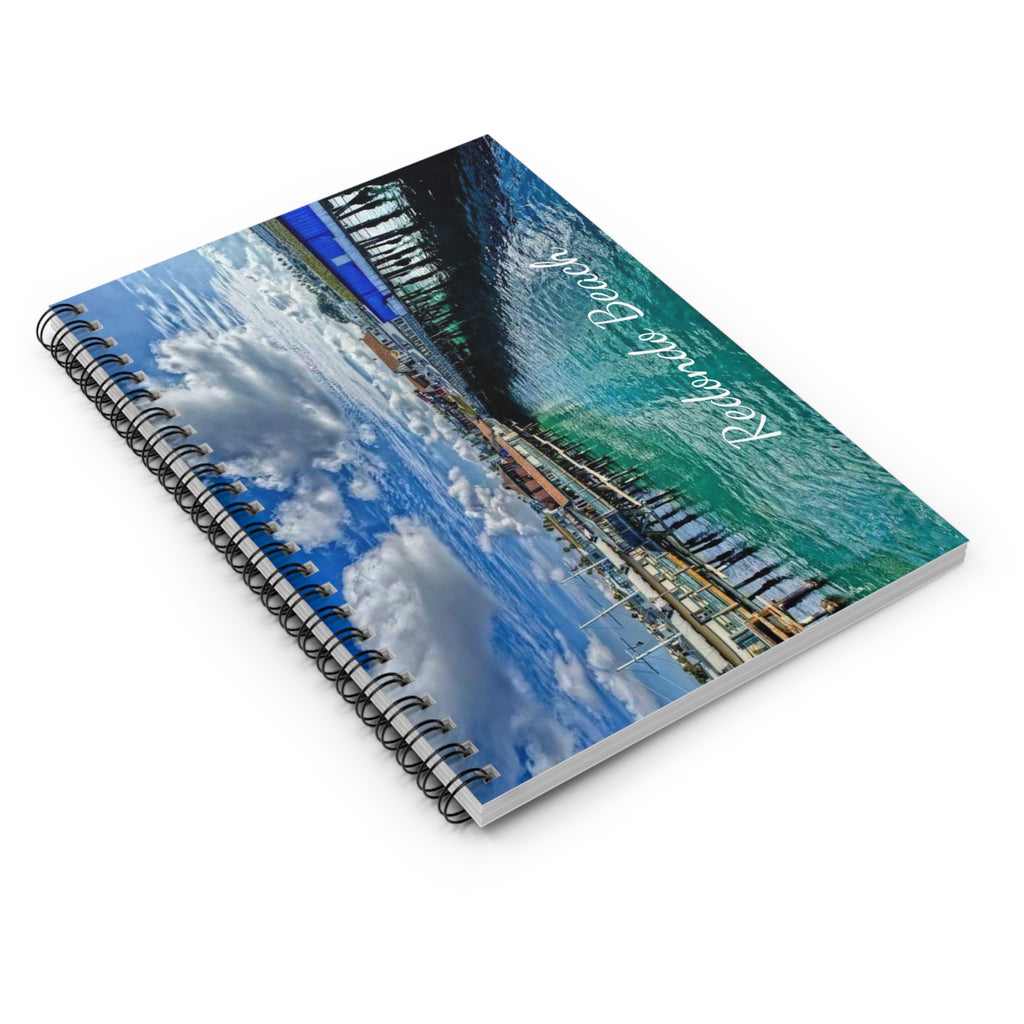Redondo Beach California - Spiral Notebook - Ruled Line