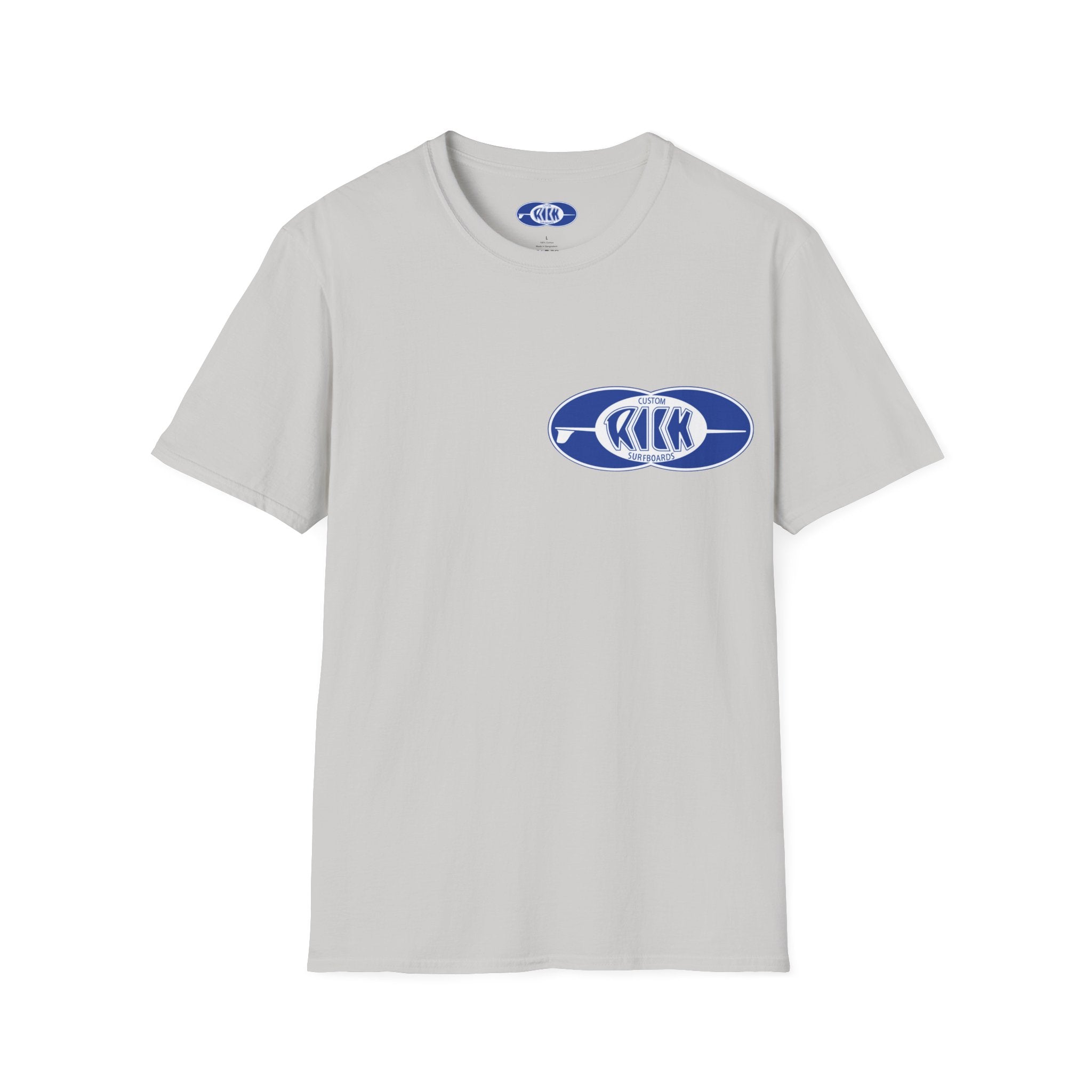 Rick Surfboards Graphic T-Shirt — Printed Front & Back (Multiple Colors)