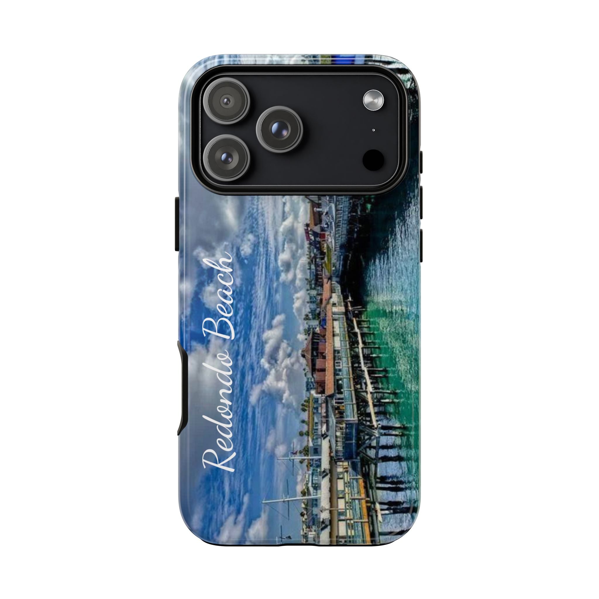 Phone Cases, Redondo Beach California King Harbor Design, Protective Covers, iPhone Accessories, Samsung Accessories, Gift for Travelers