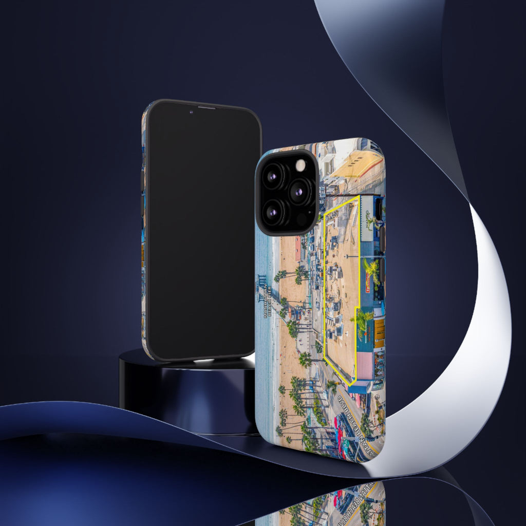 Phone Cases, Manhattan Beach California iPhone Samsung Google Tough Cases, Beach Lovers Gifts, Coastal Accessories, Ocean Phone Covers,