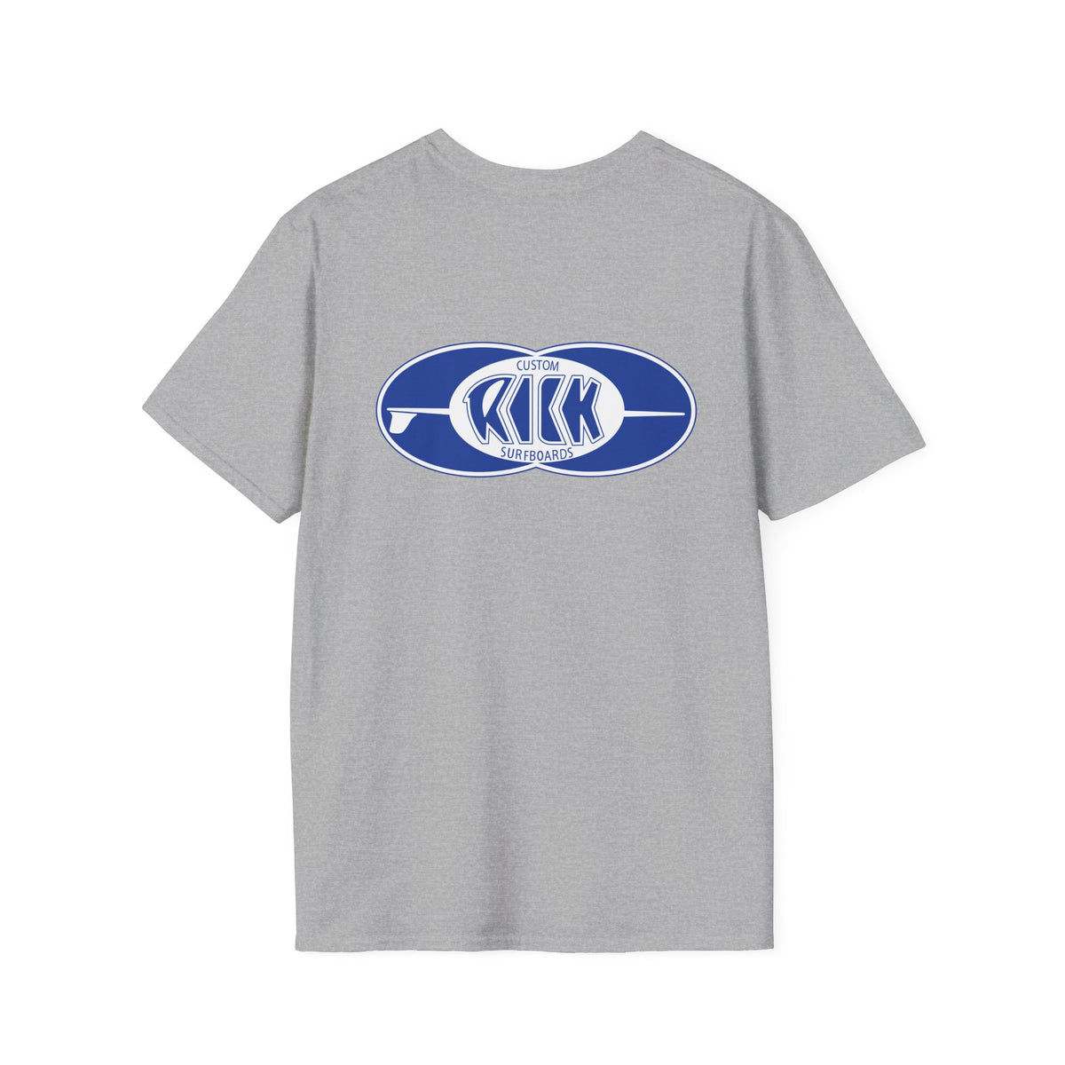 Rick Surfboards Unisex Softstyle T-Shirt Old School Hermosa Beach