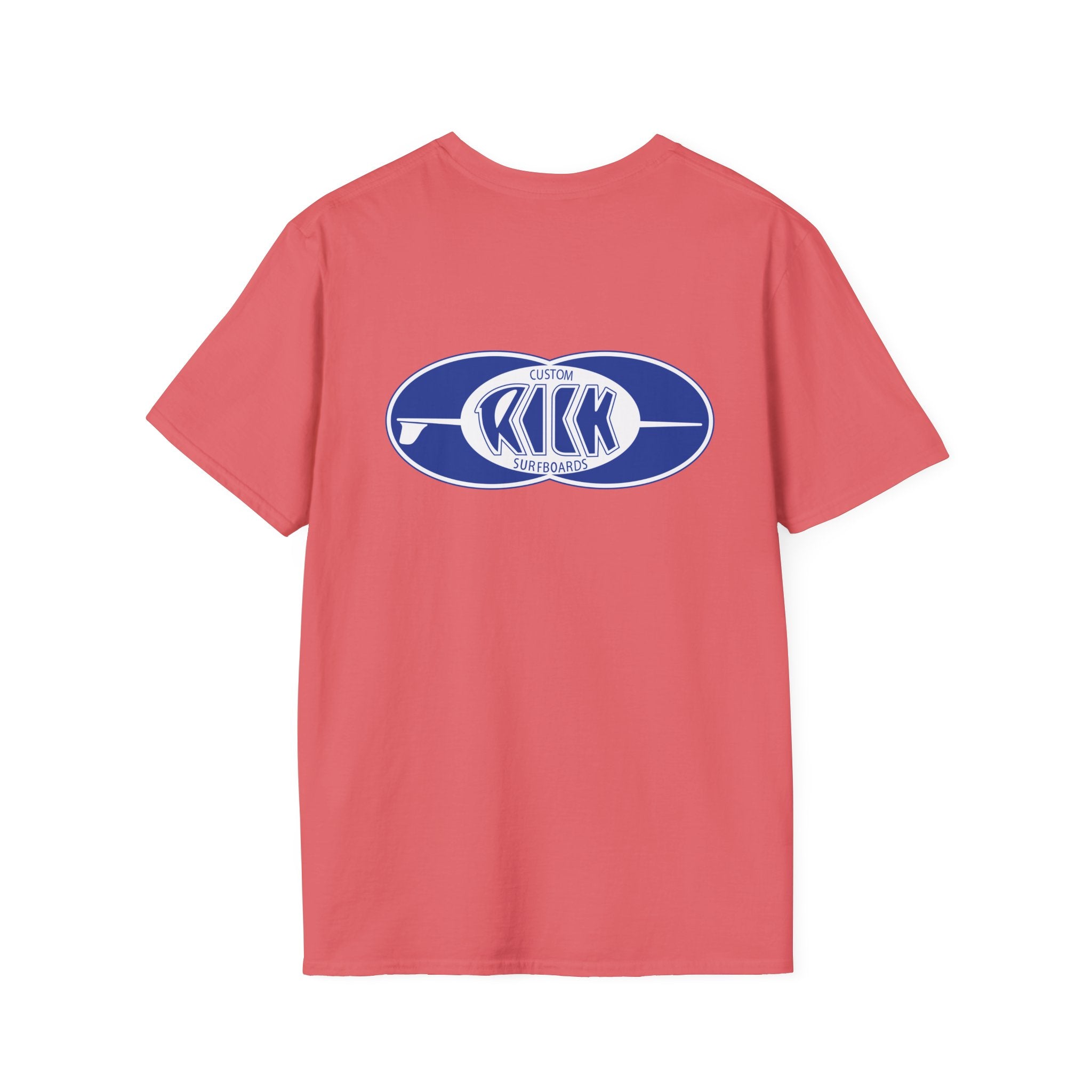 Rick Surfboards Unisex Softstyle T-Shirt Old School Hermosa Beach