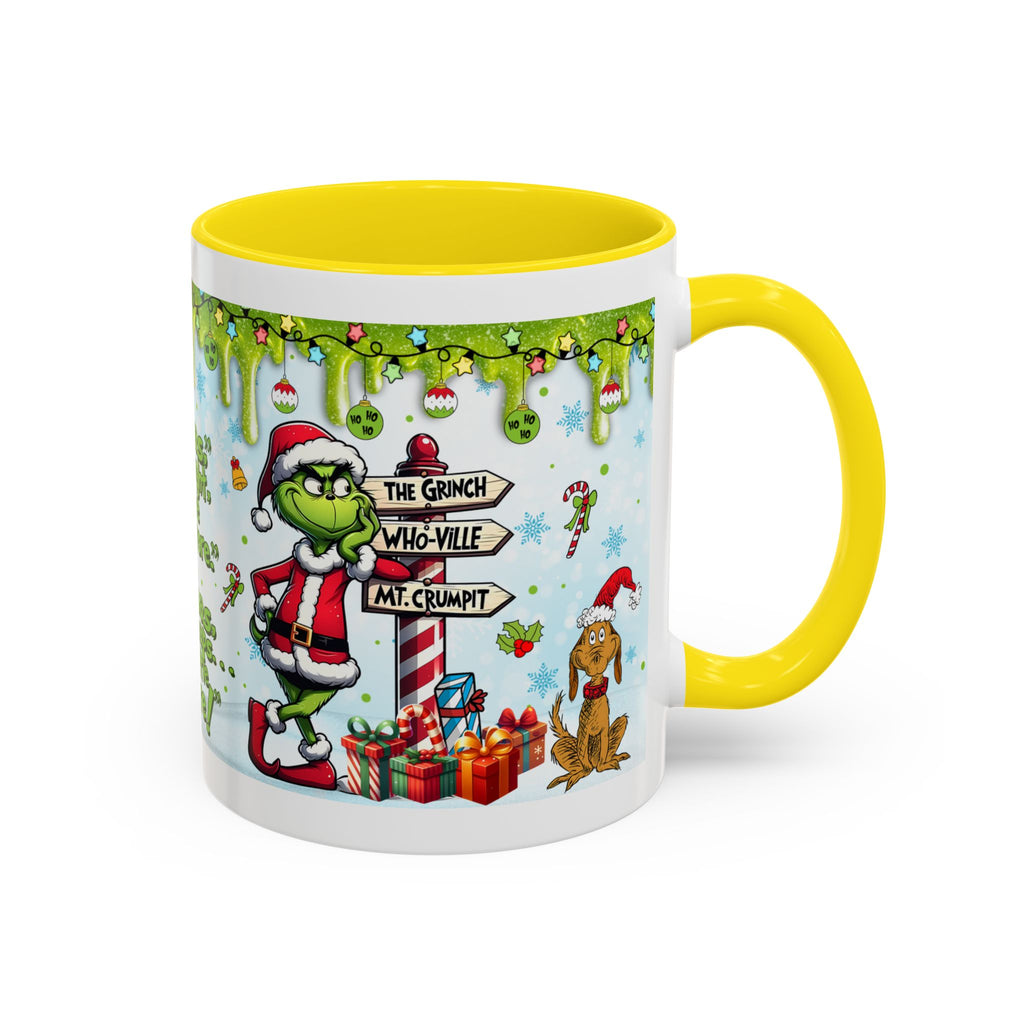 Grinch Christmas quote Accent Coffee Mug | 11oz 15oz
